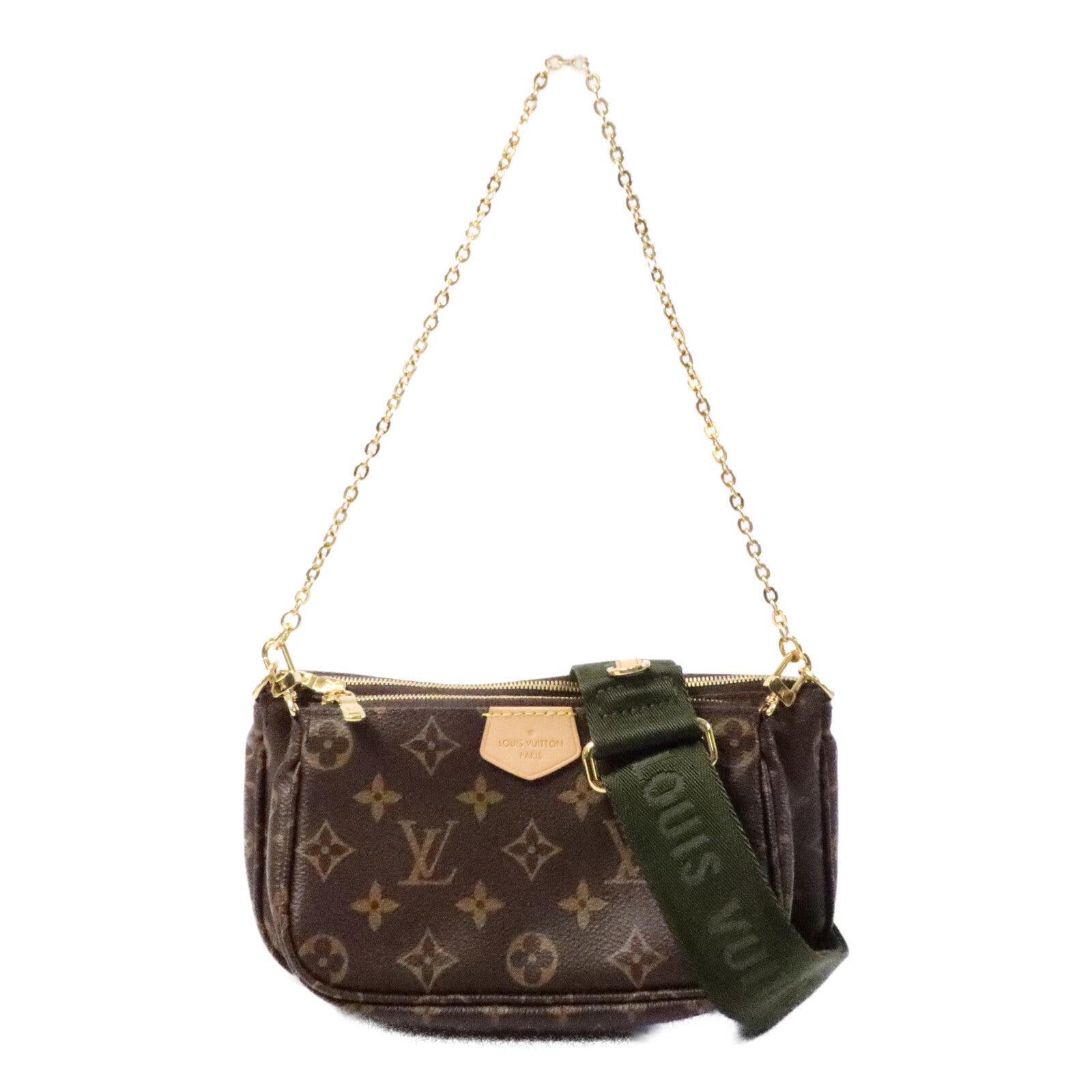 LOUIS VUITTON Monogram Multi Pochette Accessoires金扣肩背袋