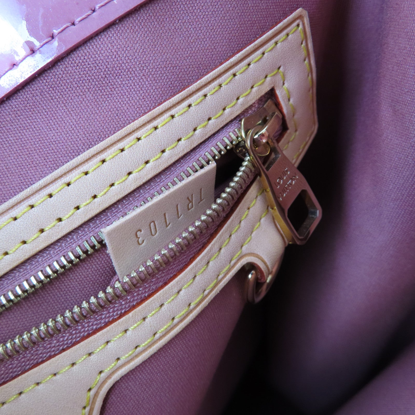LOUIS VUITTON 【激減優惠】Monogram Vernis Ikat Flower Catalina NS Tote Bag金扣肩背包袋粉紅色