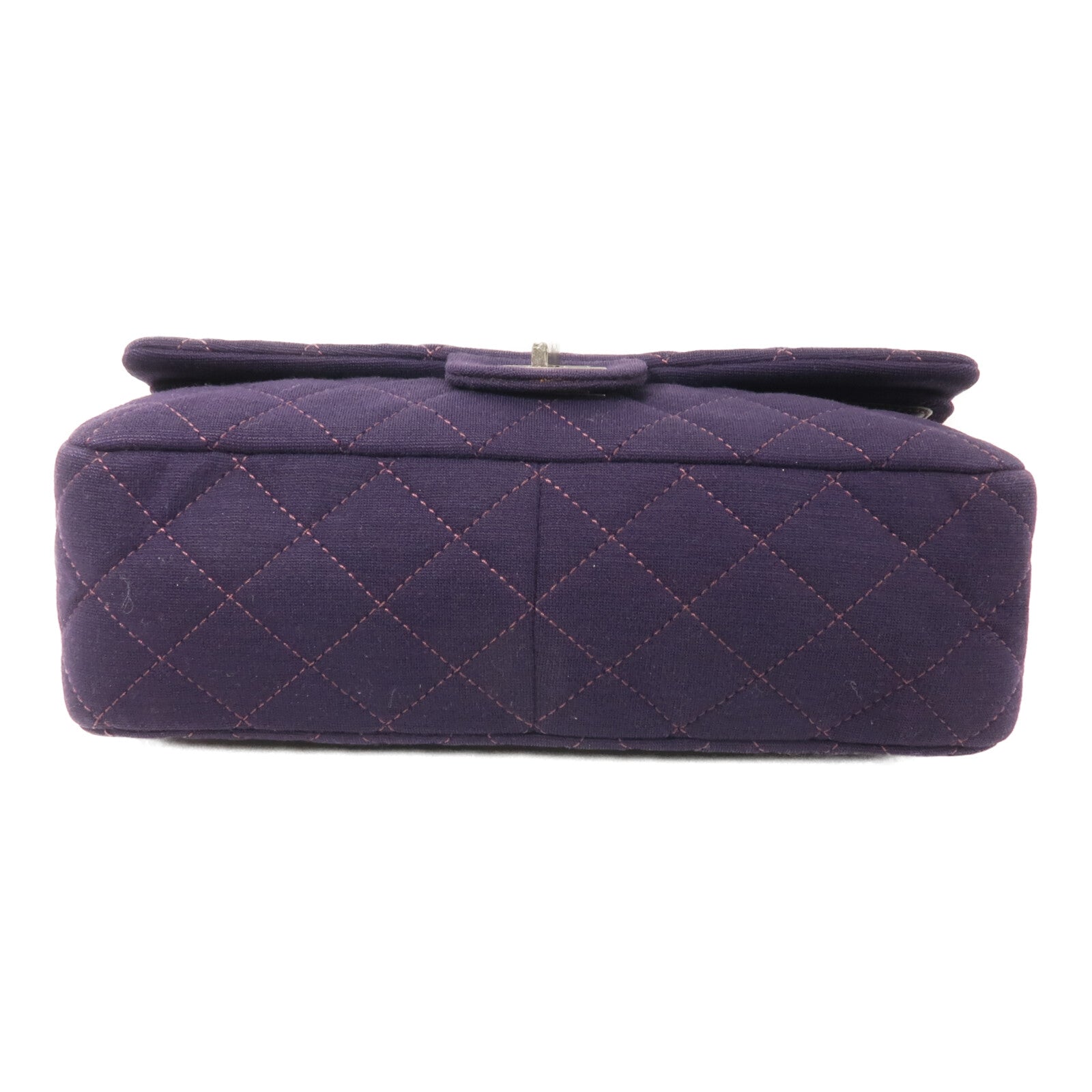 CHANEL 棉布2.55 Maxi鏈帶肩背袋