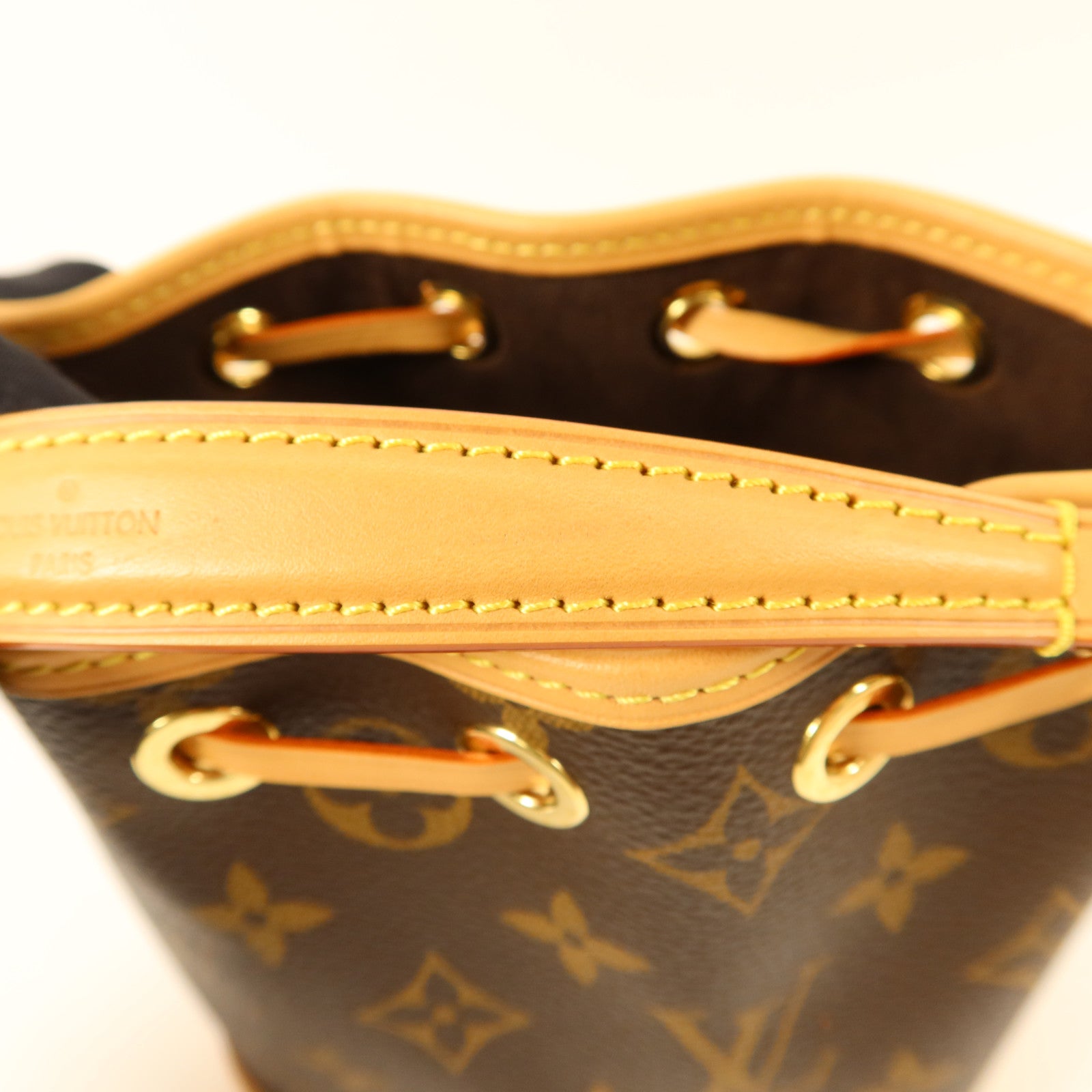LOUIS VUITTON Monogram Nano Noe金扣手挽肩背兩用袋
