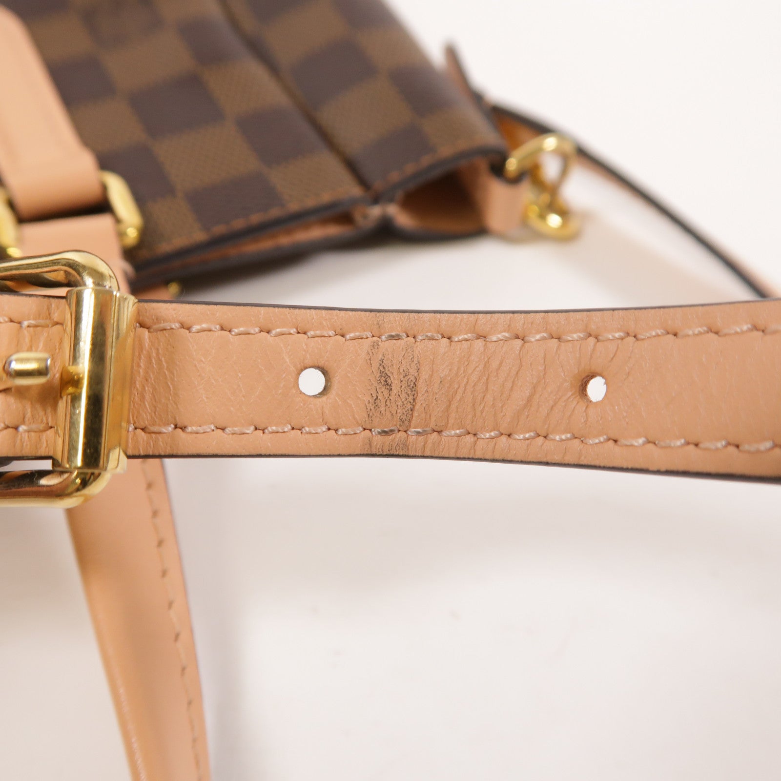 LOUIS VUITTON 【激減優惠】Damier Belmont NV PM金扣手挽肩背兩用袋