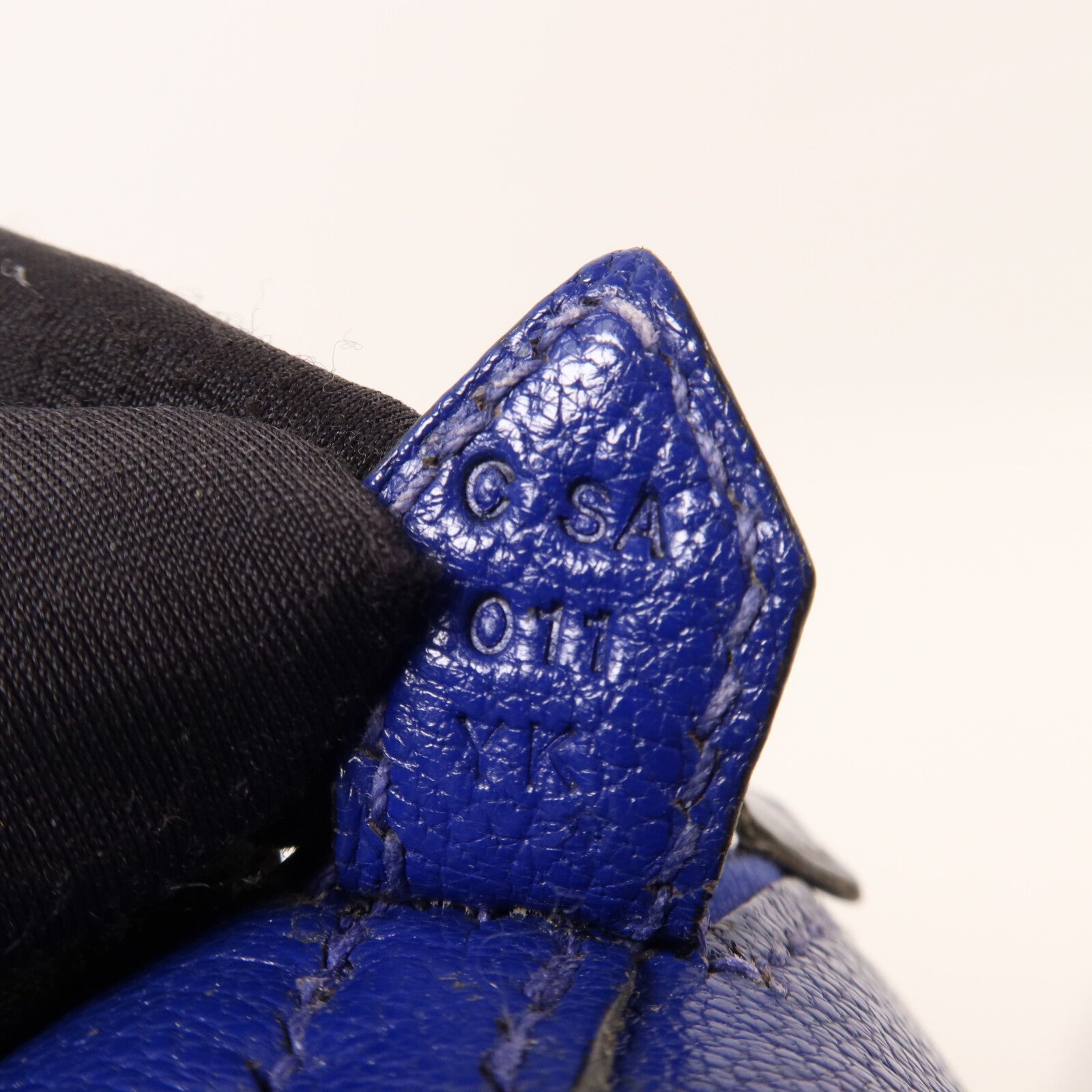 HERMES Chevre皮革Mini Bolide手挽肩背兩用袋Bleu Saphir