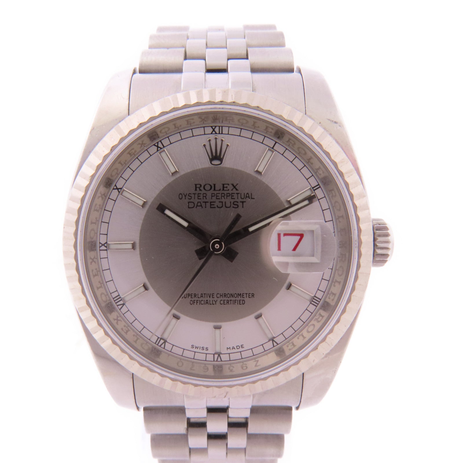 ROLEX Datejust 41mm Automatic Watch 116234 Stainless Steel Silver