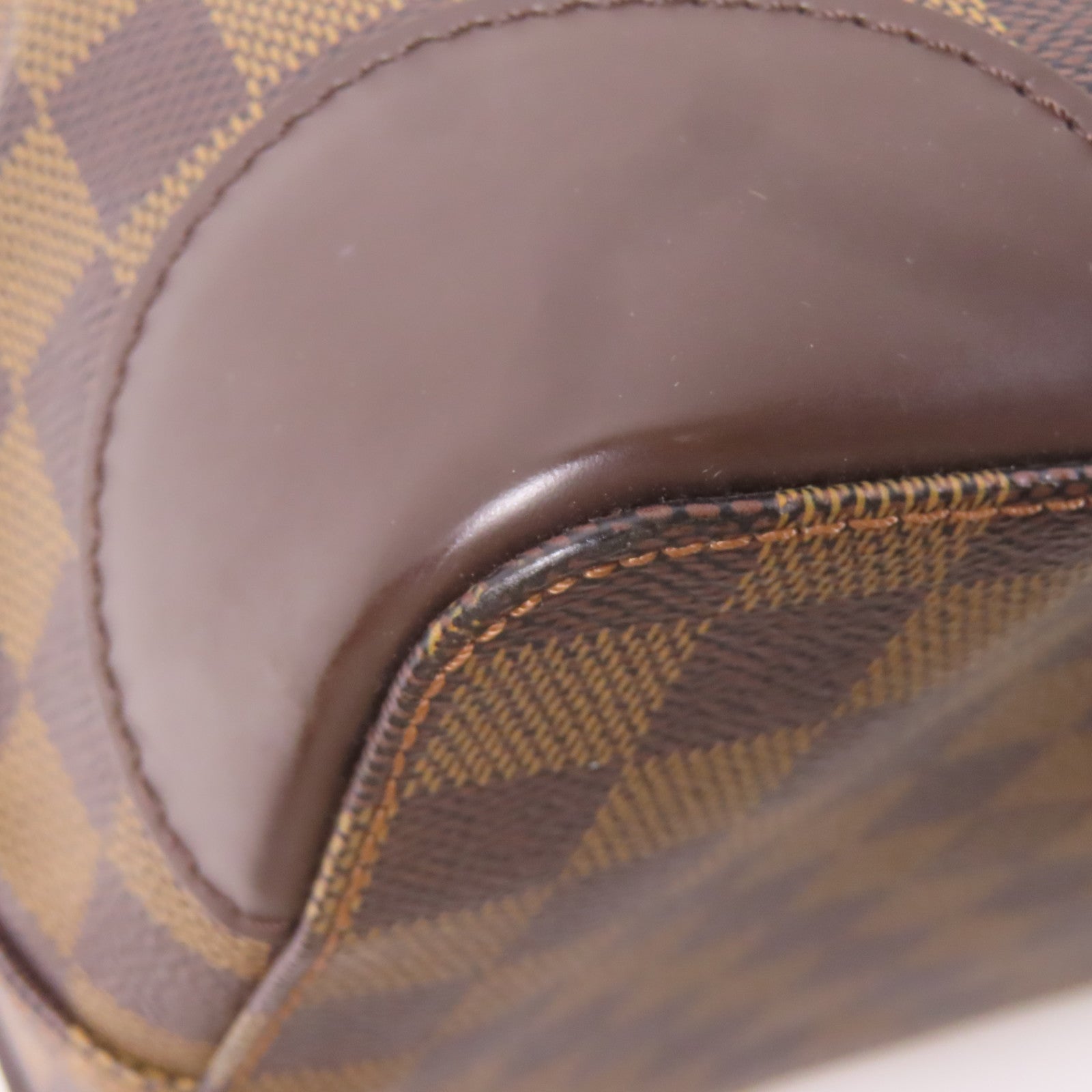 LOUIS VUITTON 【激減優惠】Damier Hampstead MM金扣手挽袋/肩背袋啡色