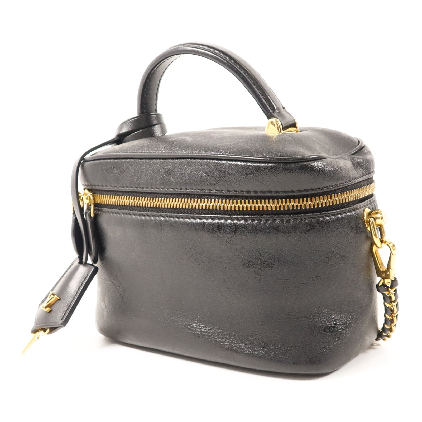 LOUIS VUITTON Monogram Empreinte Vanity Case金扣手挽肩背兩用袋