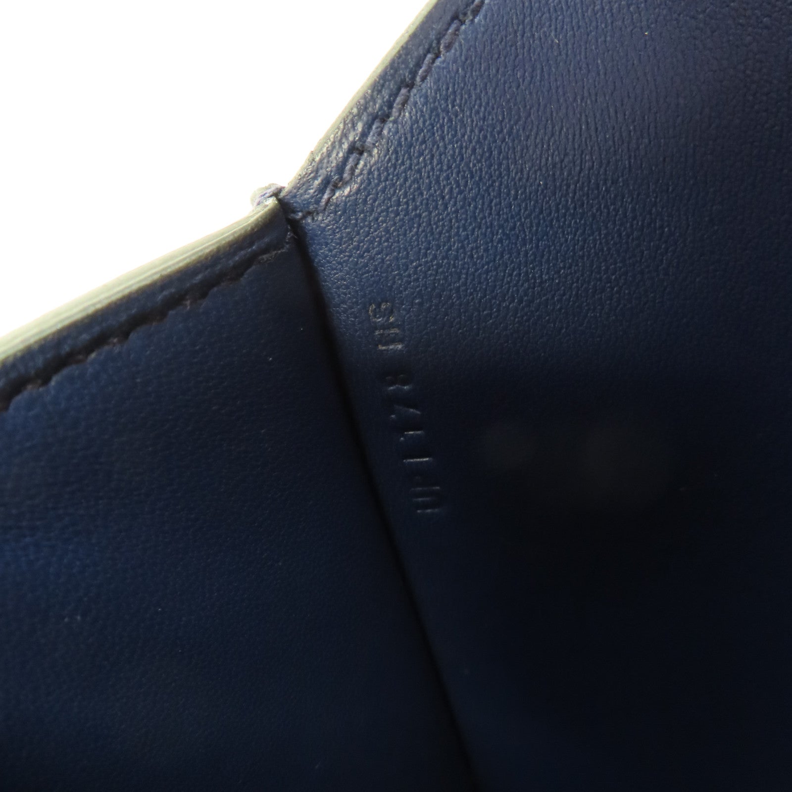 HERMES 【激減優惠】Tadelakt皮革Della Cavalleria Mini銀扣肩背袋Bleu Saphir/藍色