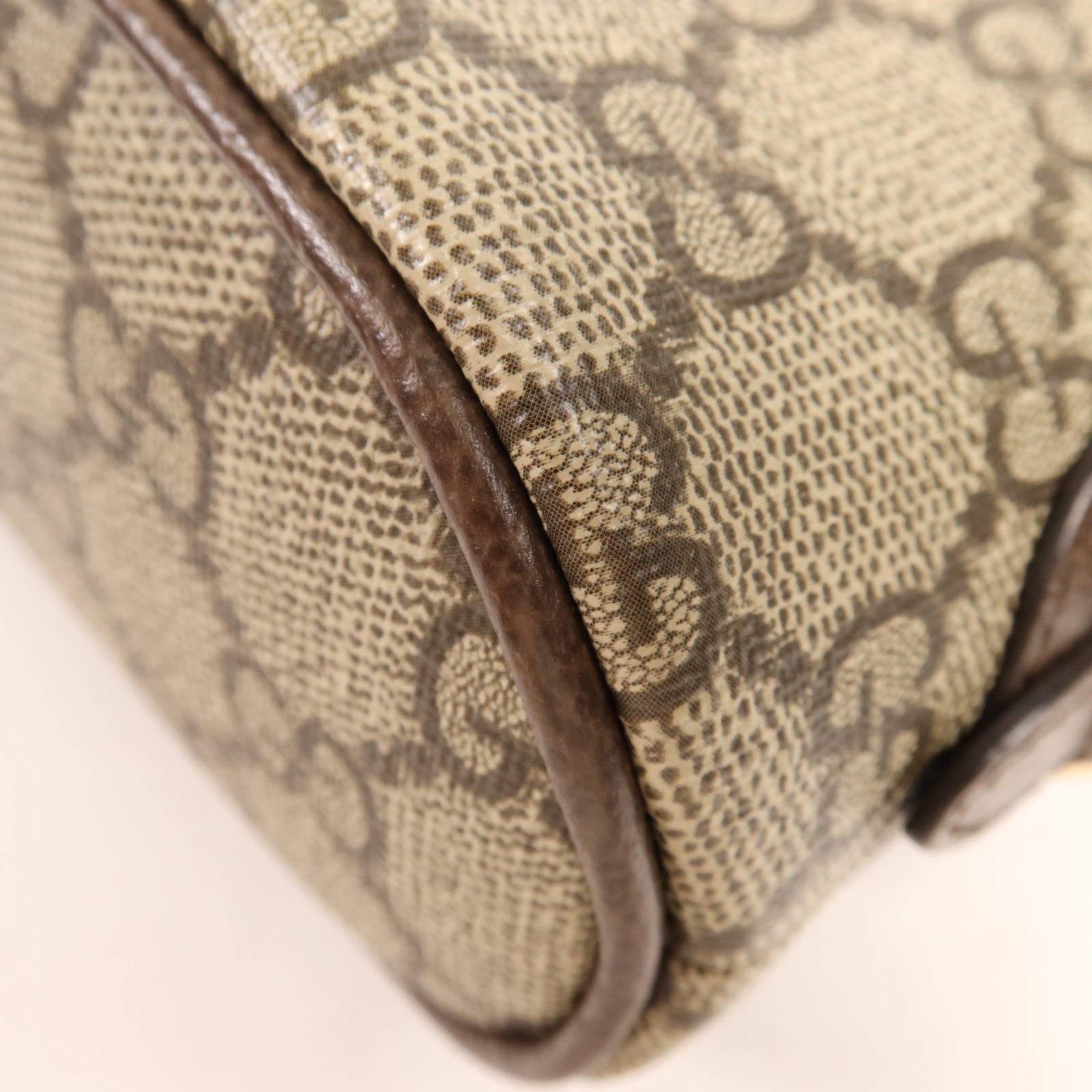 GUCCI 塗層帆布Ophidia GG金扣肩背袋