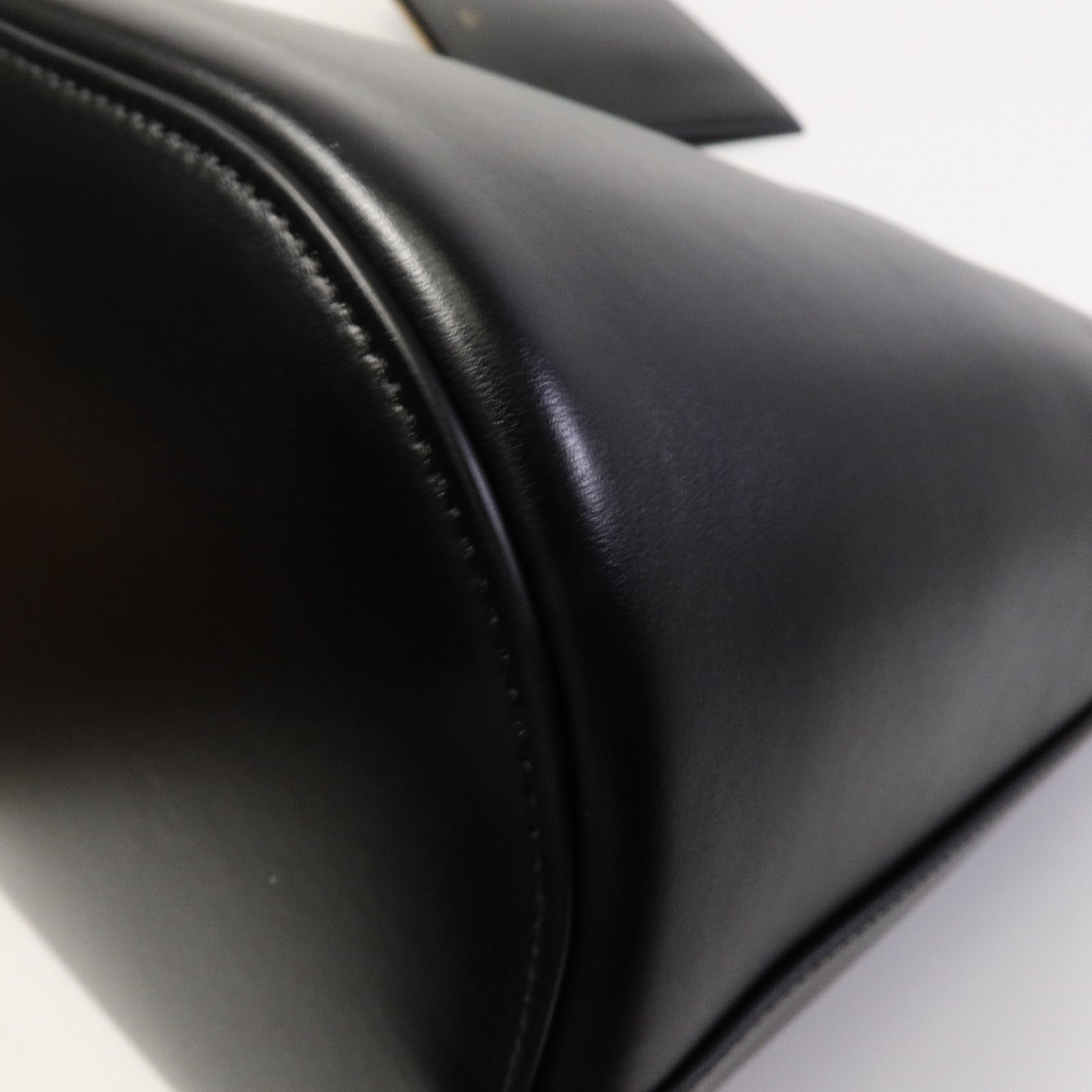 CELINE 牛皮皮革Louise Bucket Medium手挽肩背兩用袋