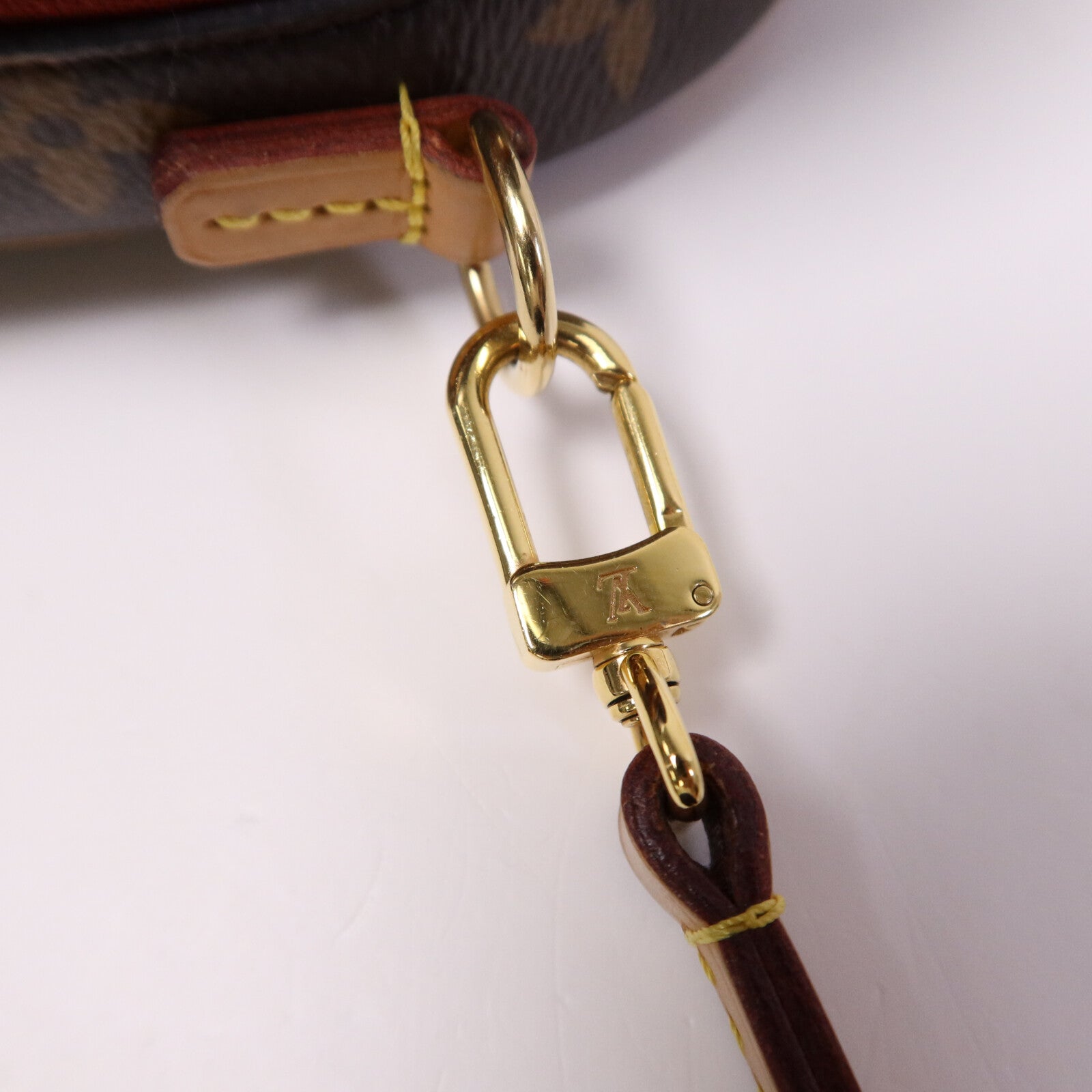 LOUIS VUITTON Monogram Deauville Mini金扣肩背袋