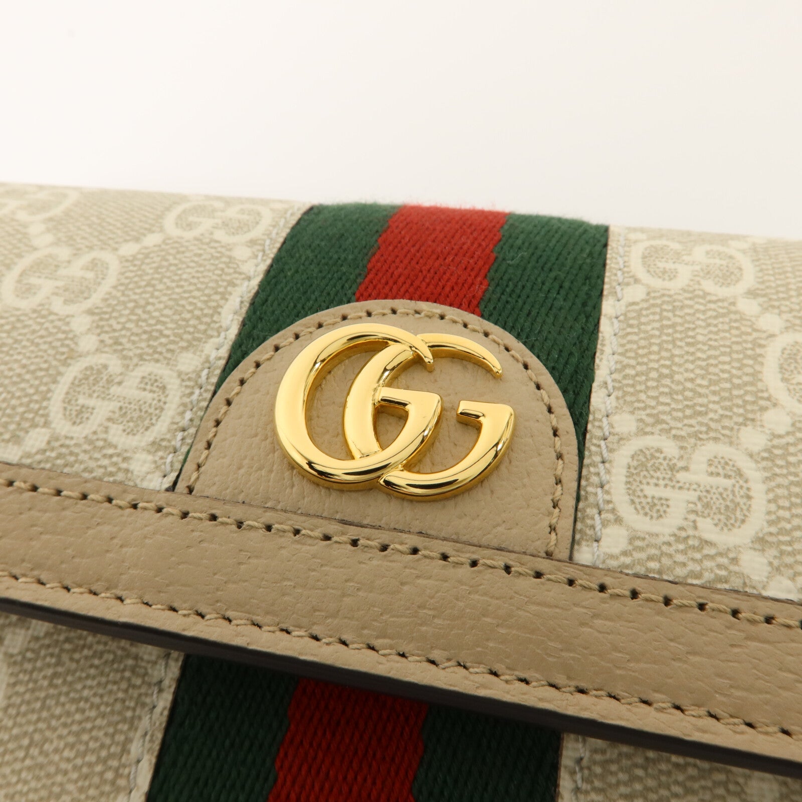 GUCCI 塗層帆布Ophidia GG Supreme Long Wallet長錢包