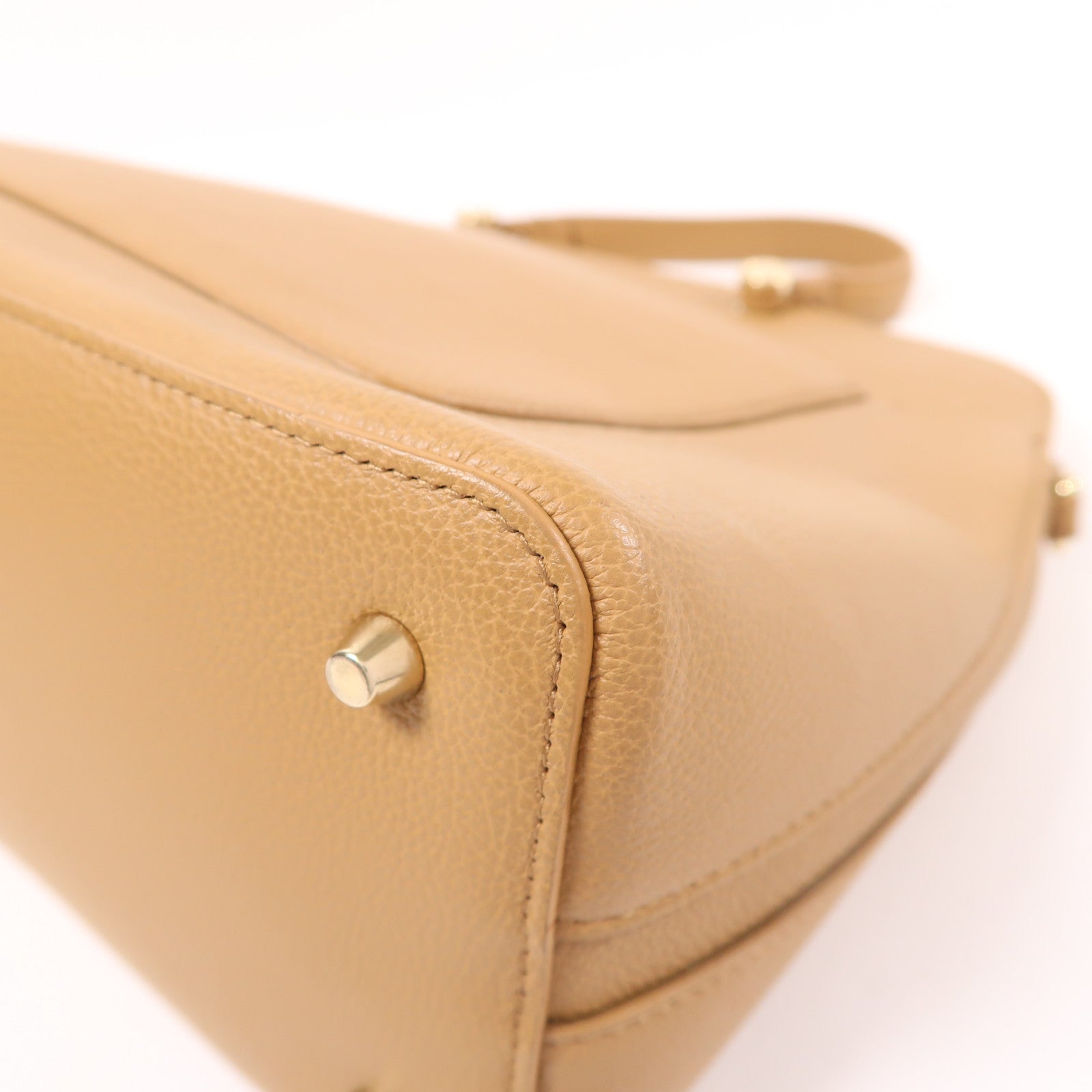 Furla 牛皮皮革2 Way Shoulder金扣手挽肩背兩用袋