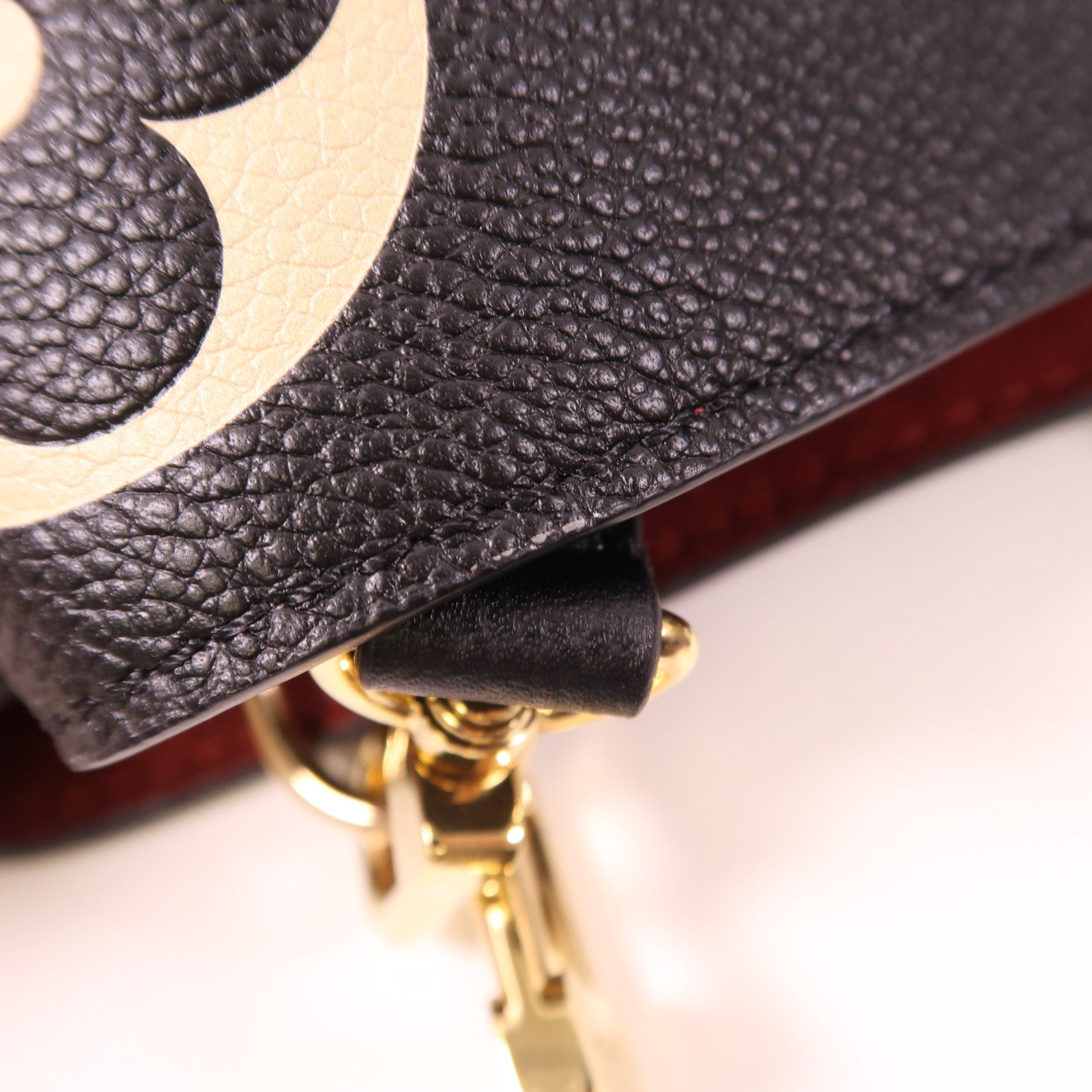 LOUIS VUITTON Monogram Empreinte Bicolor Neo Noe MM金扣手挽肩背兩用袋