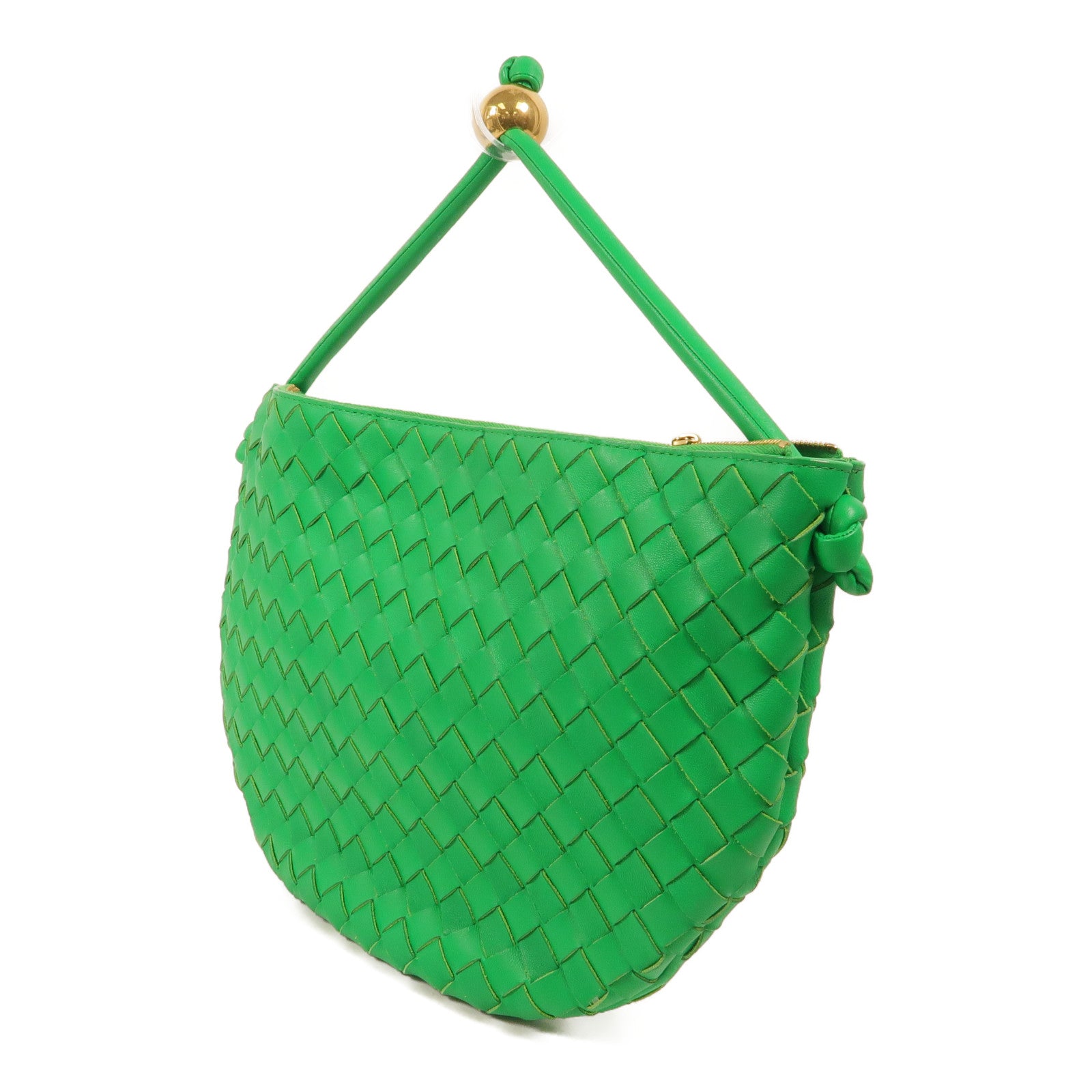 BOTTEGA VENETA 羊皮皮革Intrecciato Medium Turn Pouch肩背袋