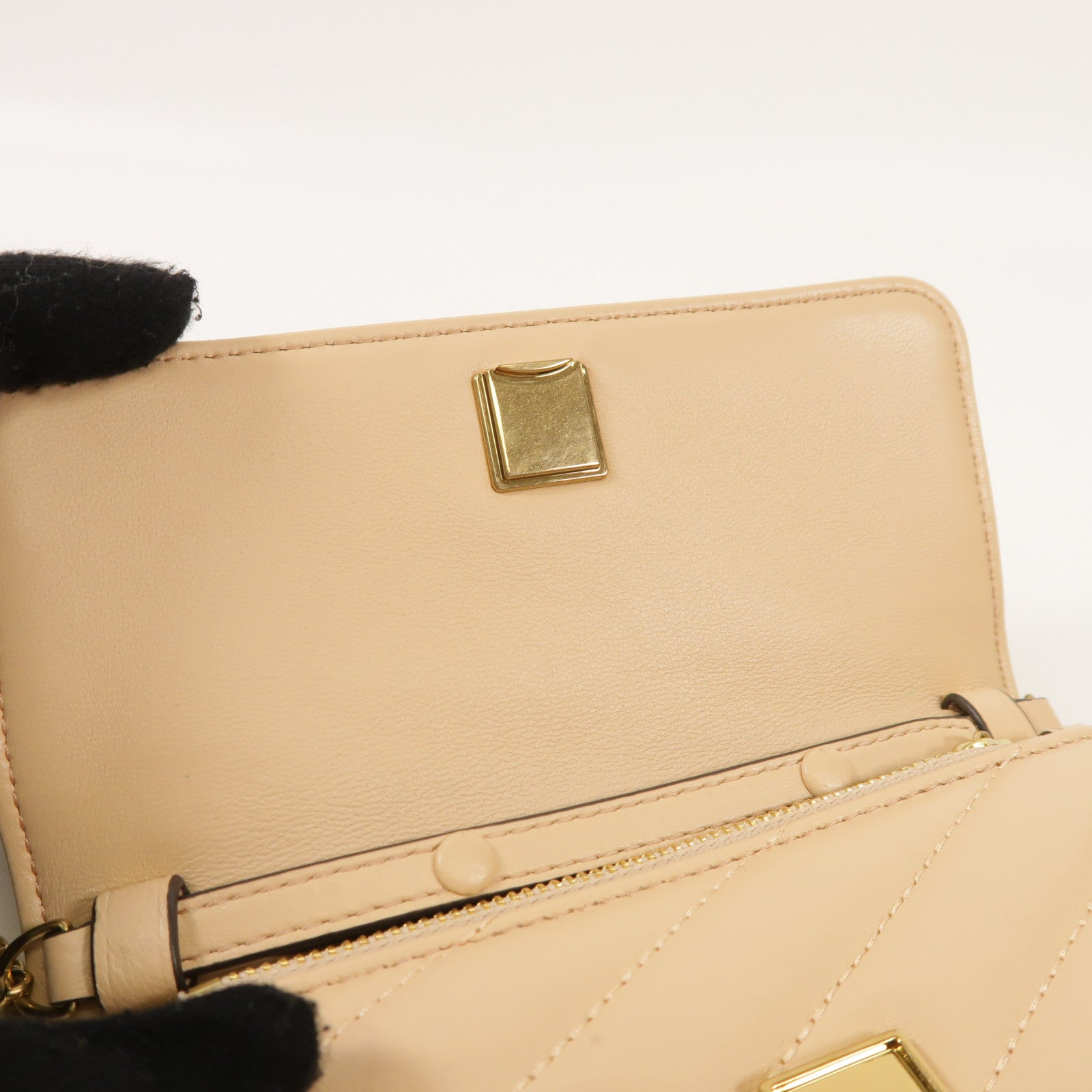 Tory Burch 【激減優惠】皮革Mini Kira Chevron手挽肩背兩用袋