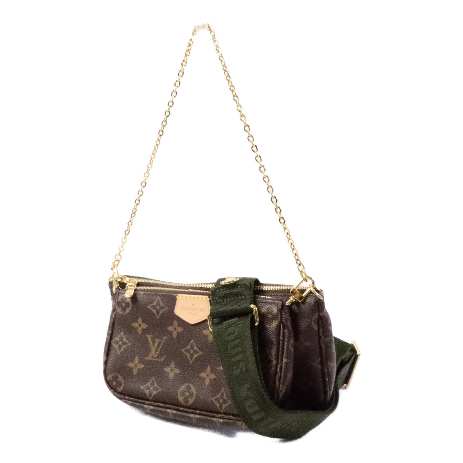 LOUIS VUITTON Monogram Multi Pochette Accessoires金扣肩背袋