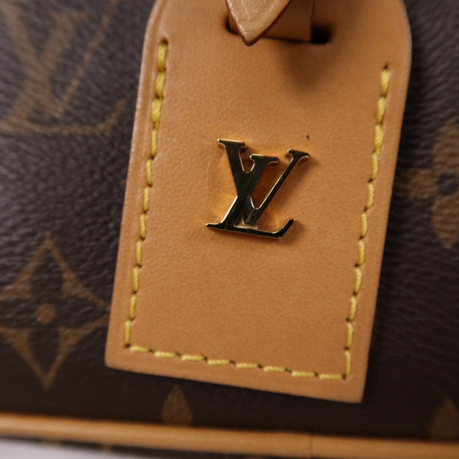 LOUIS VUITTON Monogram Deauville Mini金扣肩背袋