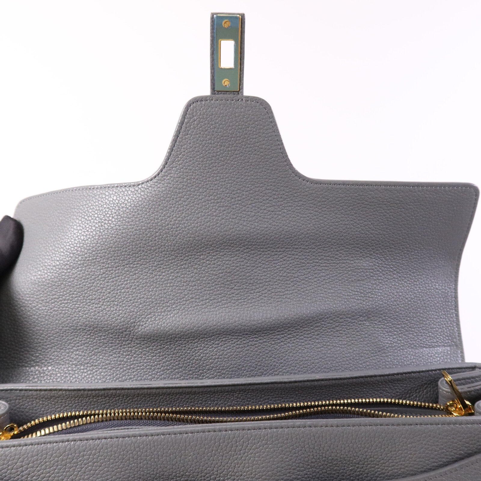 CELINE 牛皮皮革Large 16 Bag金扣手挽肩背兩用袋
