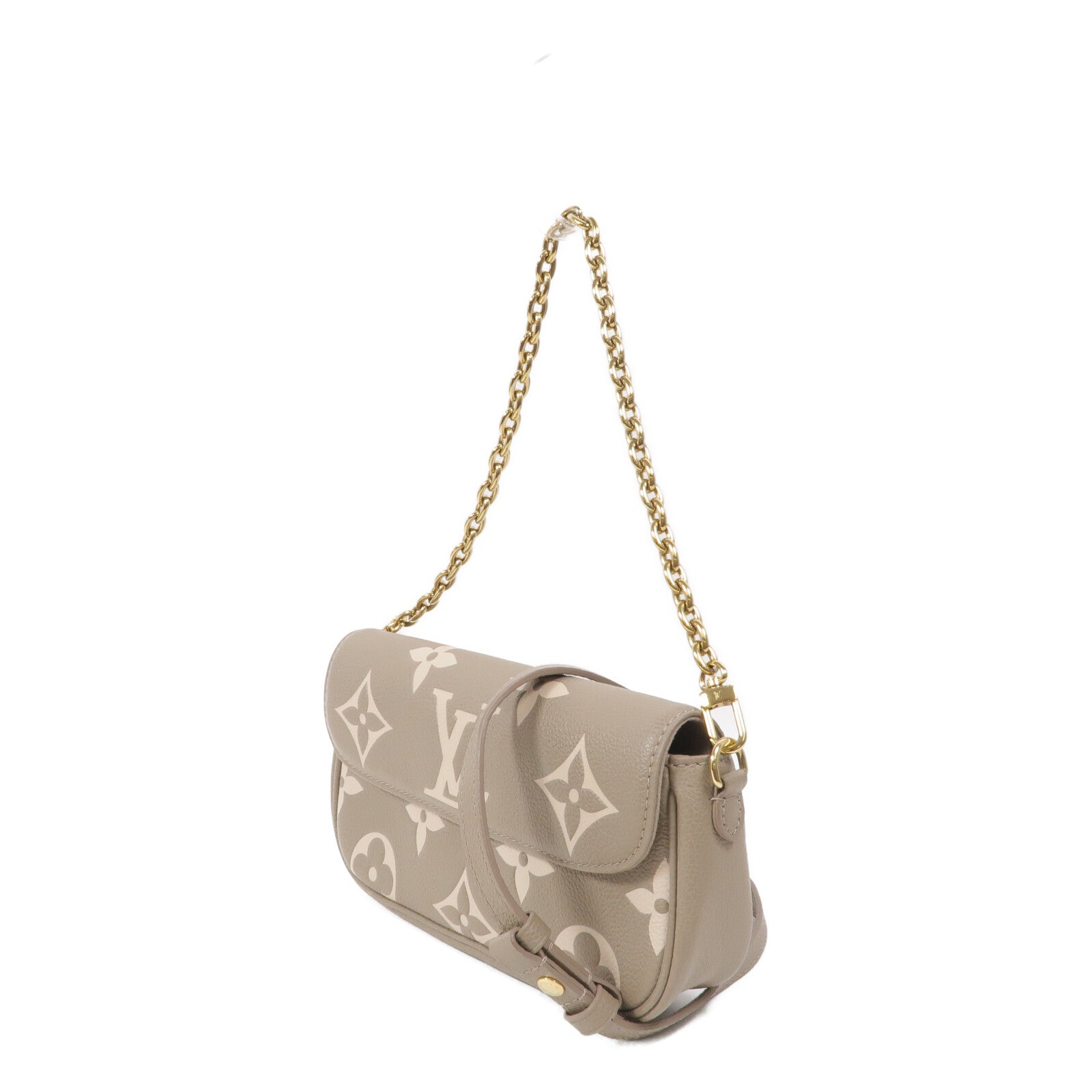 LOUIS VUITTON Monogram Empreinte Wallet On Chain Ivy手挽肩背兩用袋