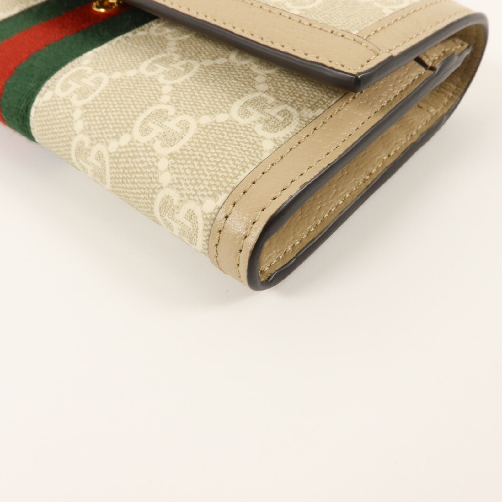 GUCCI 塗層帆布Ophidia GG Supreme Long Wallet長錢包
