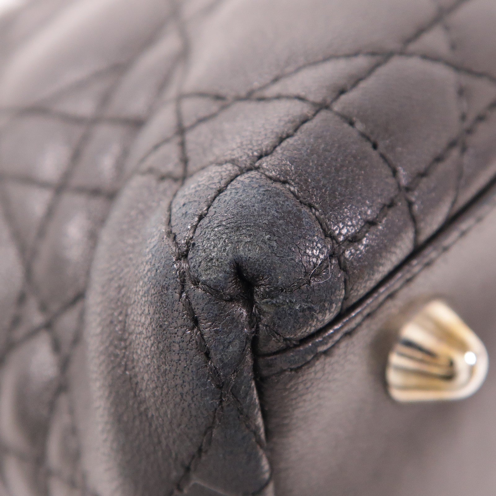 Dior 皮革Hand Bag銀扣手挽袋