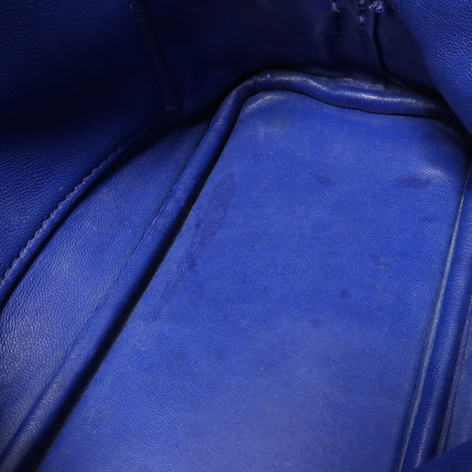 HERMES Chevre皮革Mini Bolide手挽肩背兩用袋Bleu Saphir