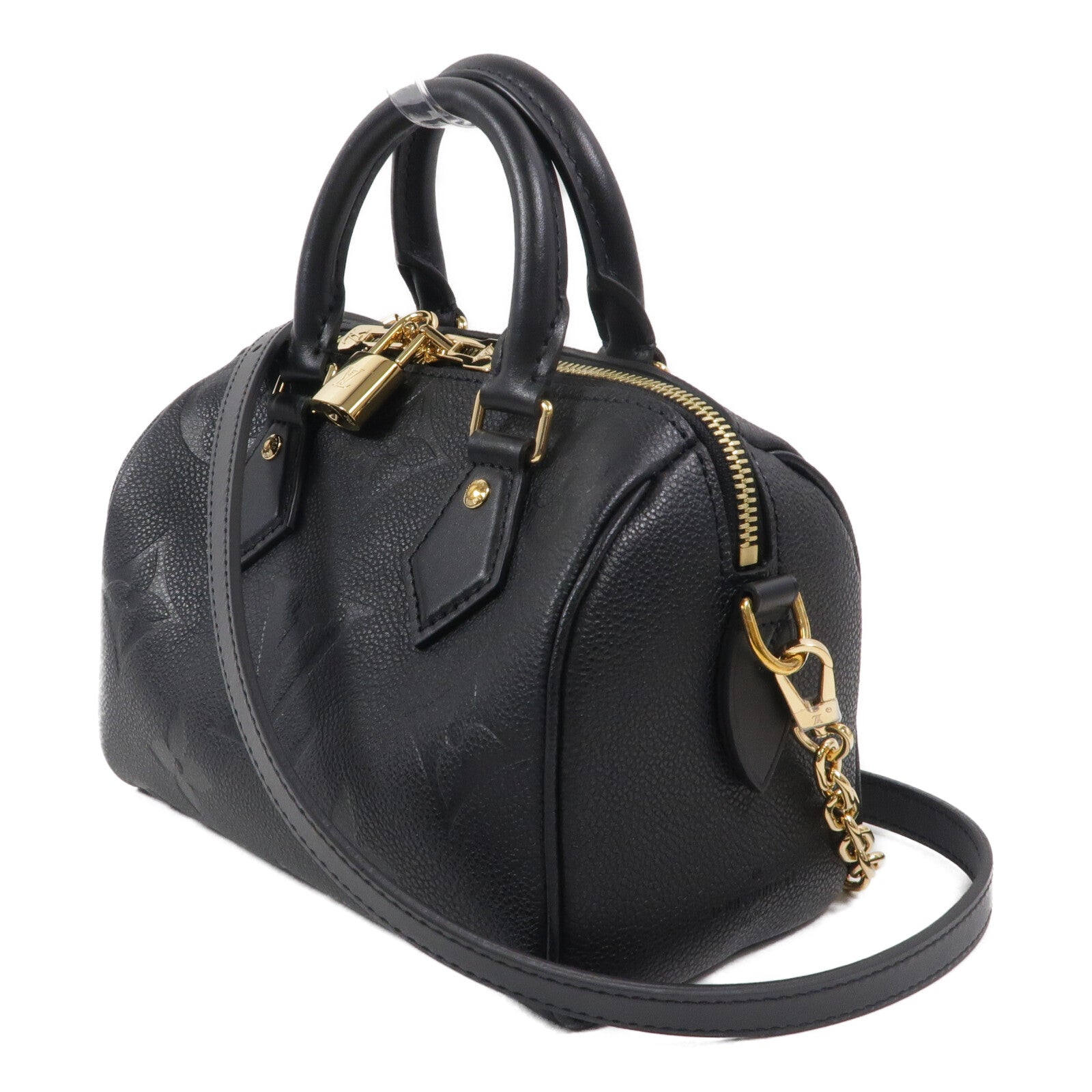 LOUIS VUITTON Monogram Empreinte Speedy Bandouliere 20 手挽肩背兩用袋