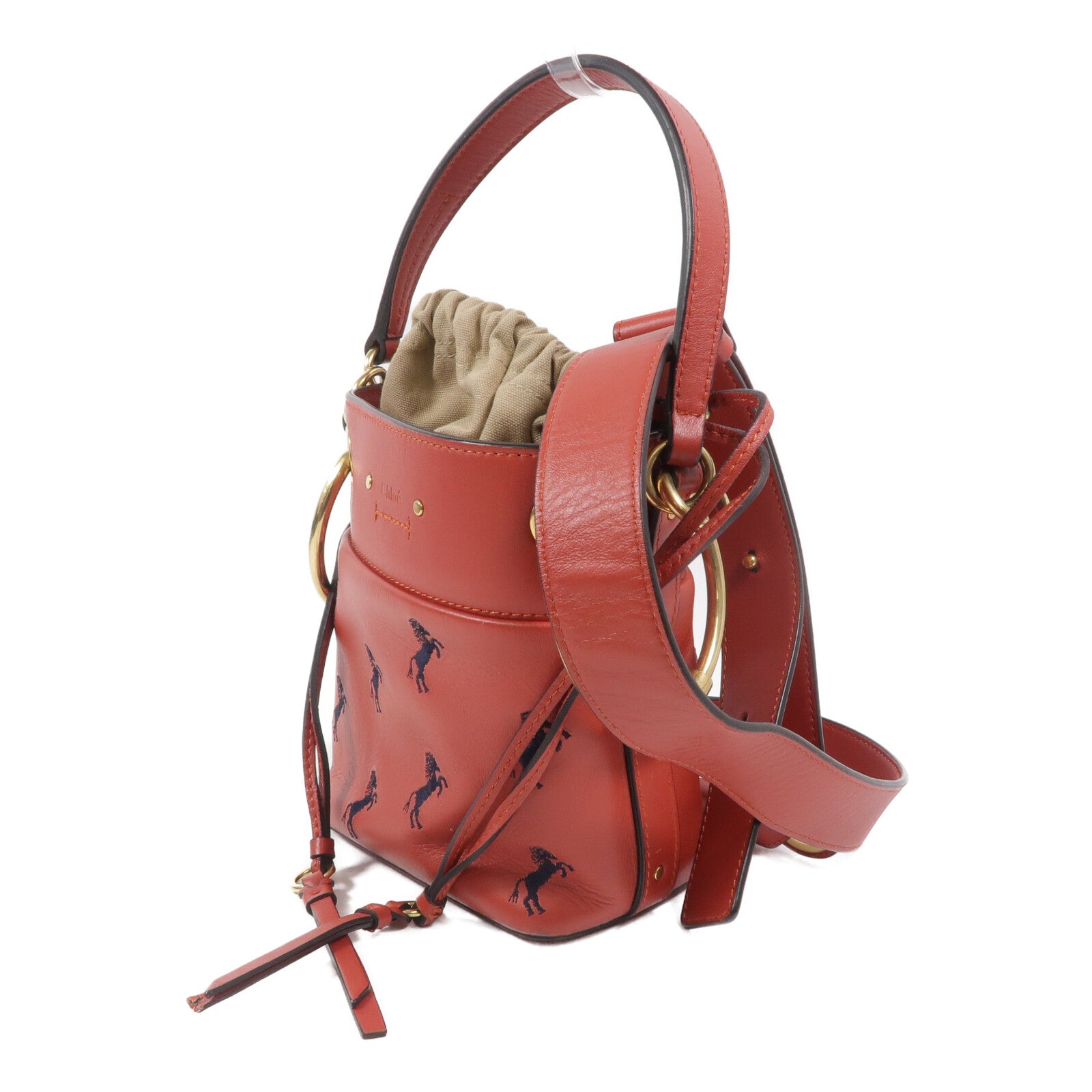 Chloe 牛皮皮革Roy Bucket Bag手挽肩背兩用袋