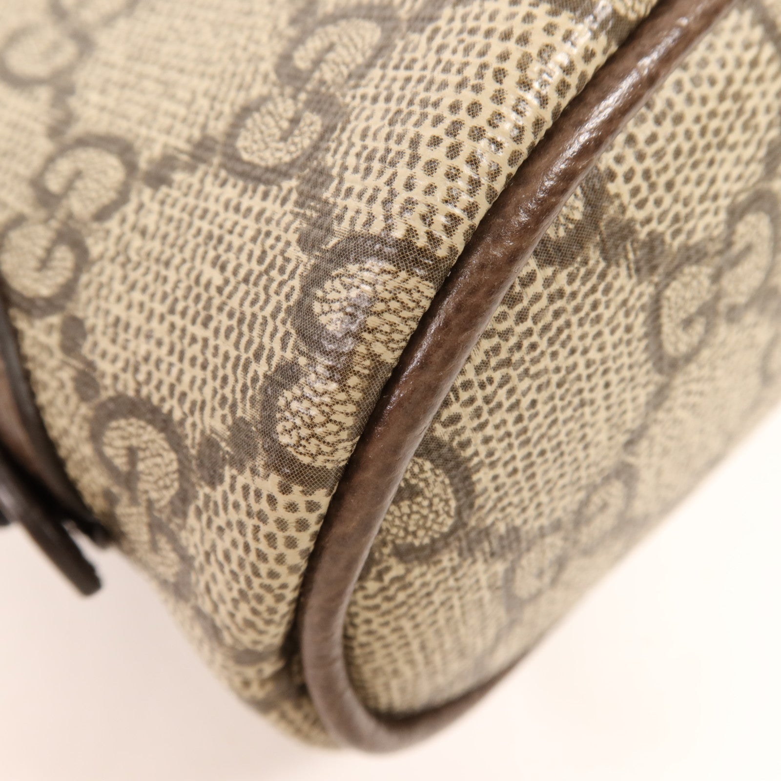 GUCCI 塗層帆布Ophidia GG金扣肩背袋