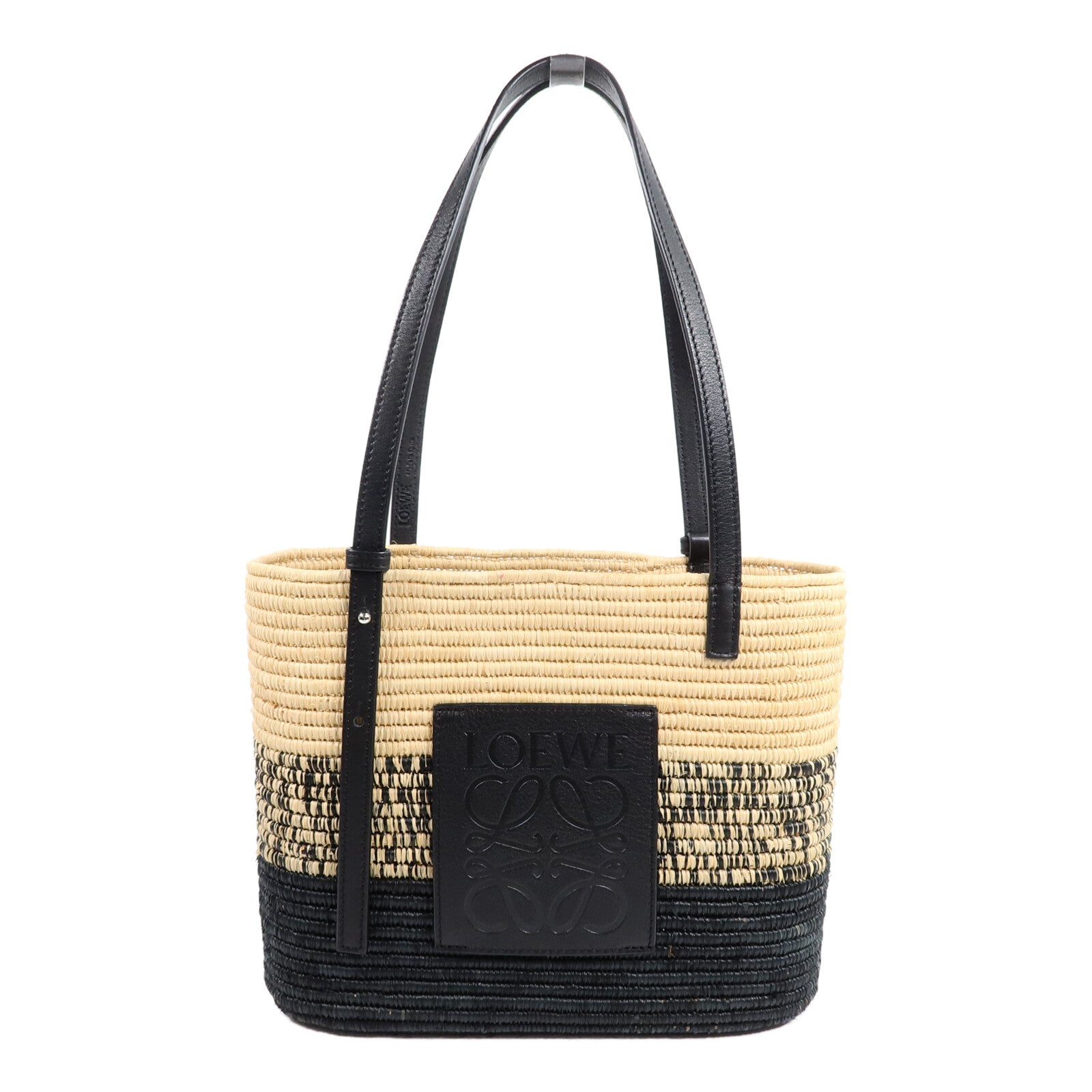 LOEWE 藤料Small Square Basket Bag手挽袋