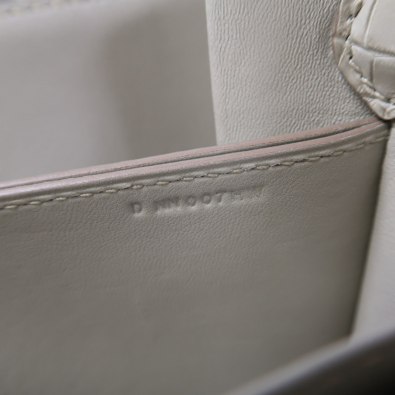 HERMES 鱷魚皮革Roulis 23銀扣肩背袋灰綠色