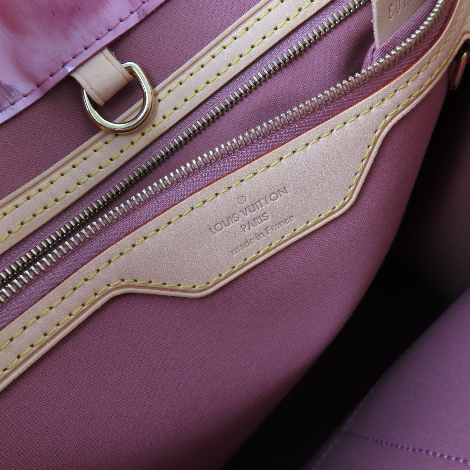 LOUIS VUITTON 【激減優惠】Monogram Vernis Ikat Flower Catalina NS Tote Bag金扣肩背包袋粉紅色