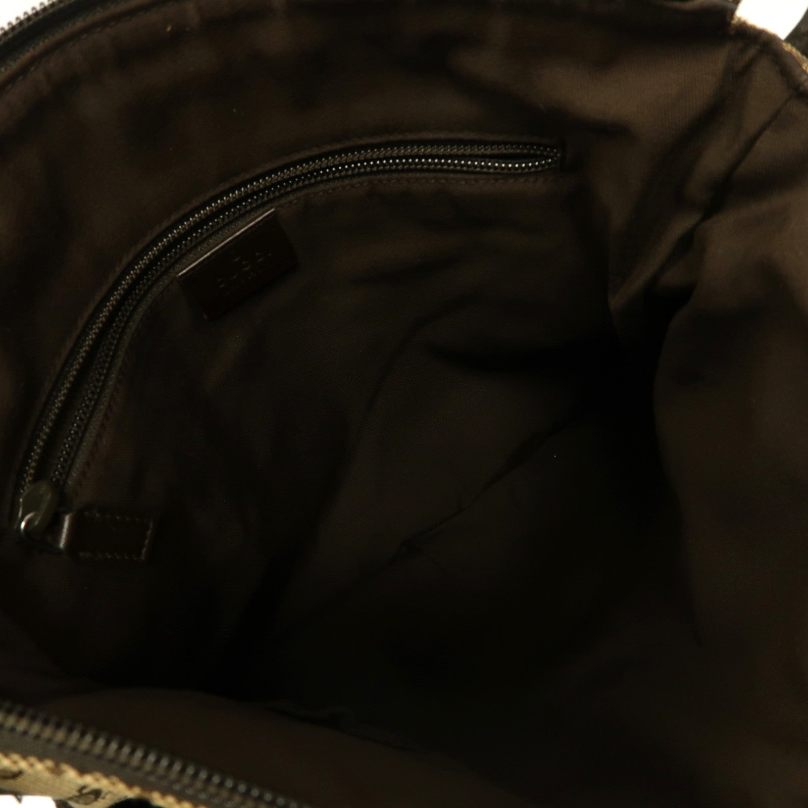 GUCCI 【激減優惠】帆布Shoulder Bag銀扣肩背袋啡色