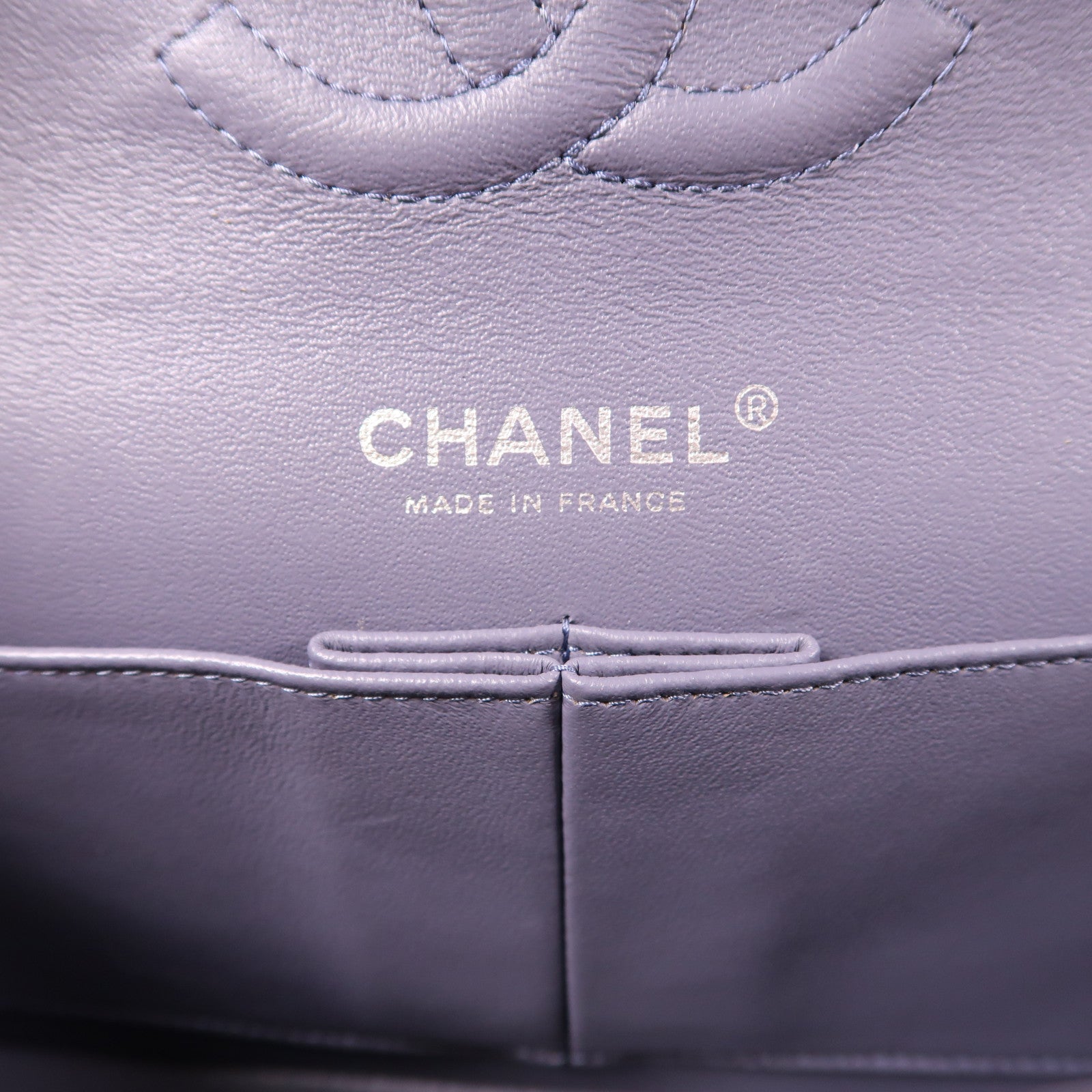 CHANEL 羊皮皮革Classic 25銀扣鏈帶肩背袋