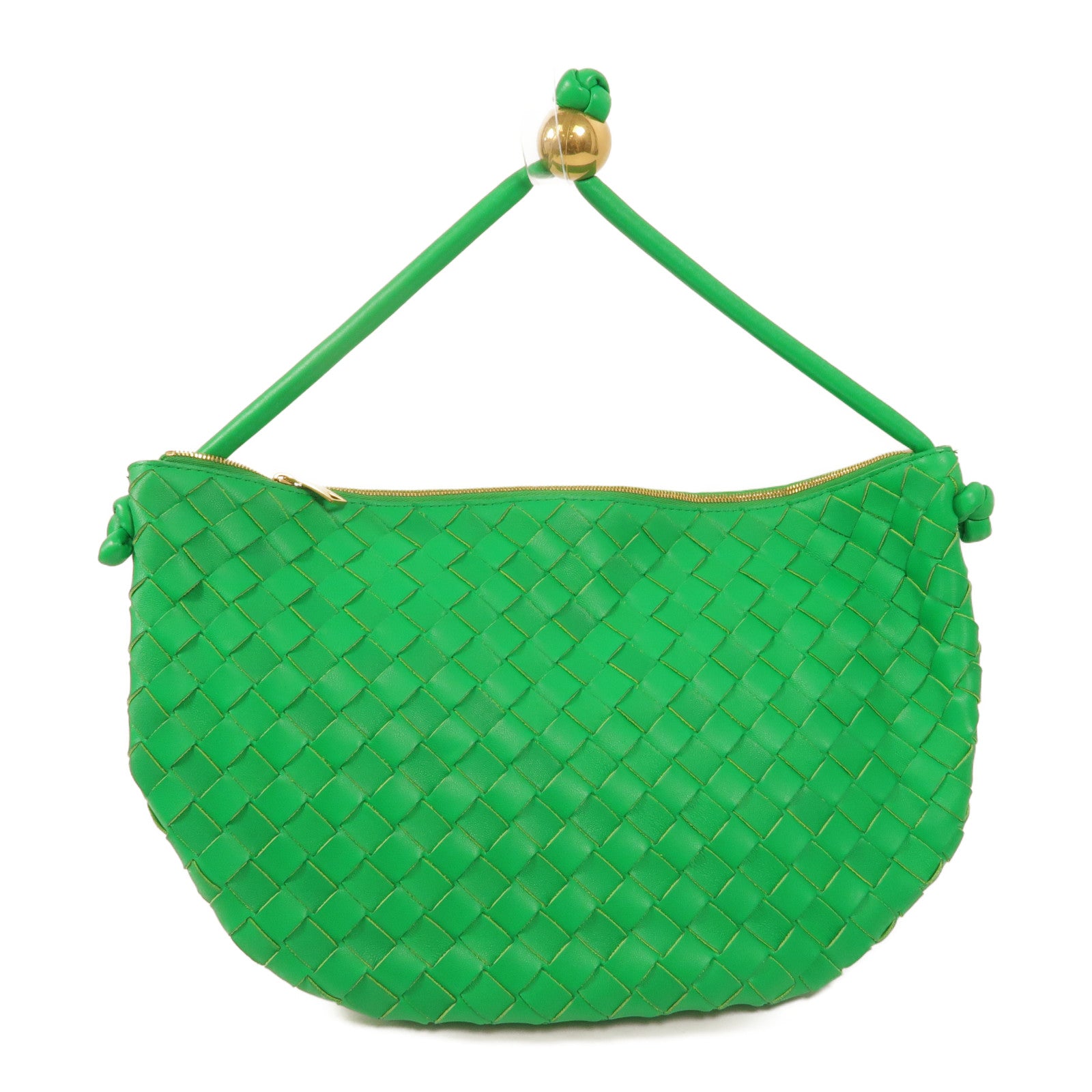BOTTEGA VENETA 羊皮皮革Intrecciato Medium Turn Pouch肩背袋