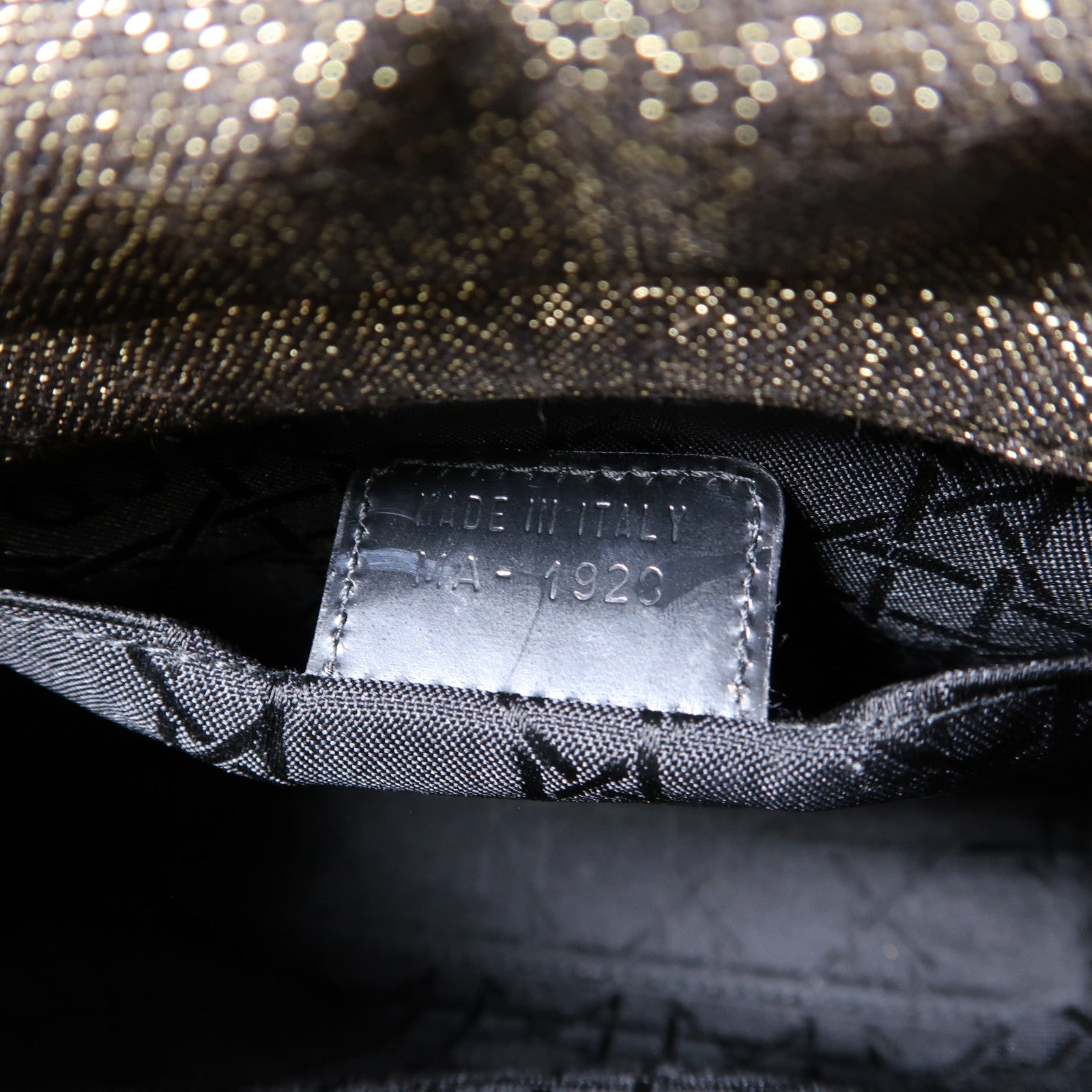 Dior 帆布Handbag金扣手挽袋金色