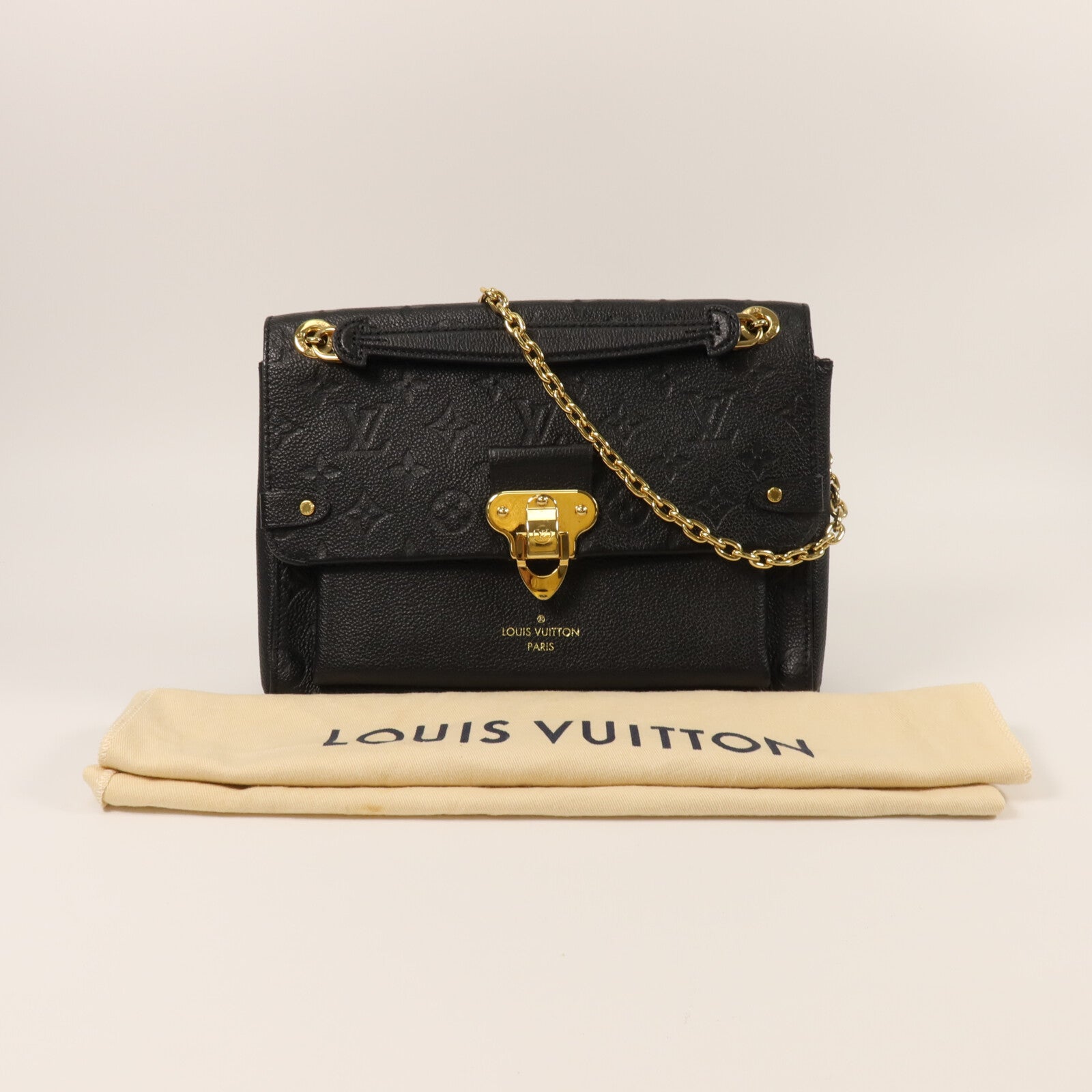 LOUIS VUITTON Monogram Empreinte Vavin PM肩背袋