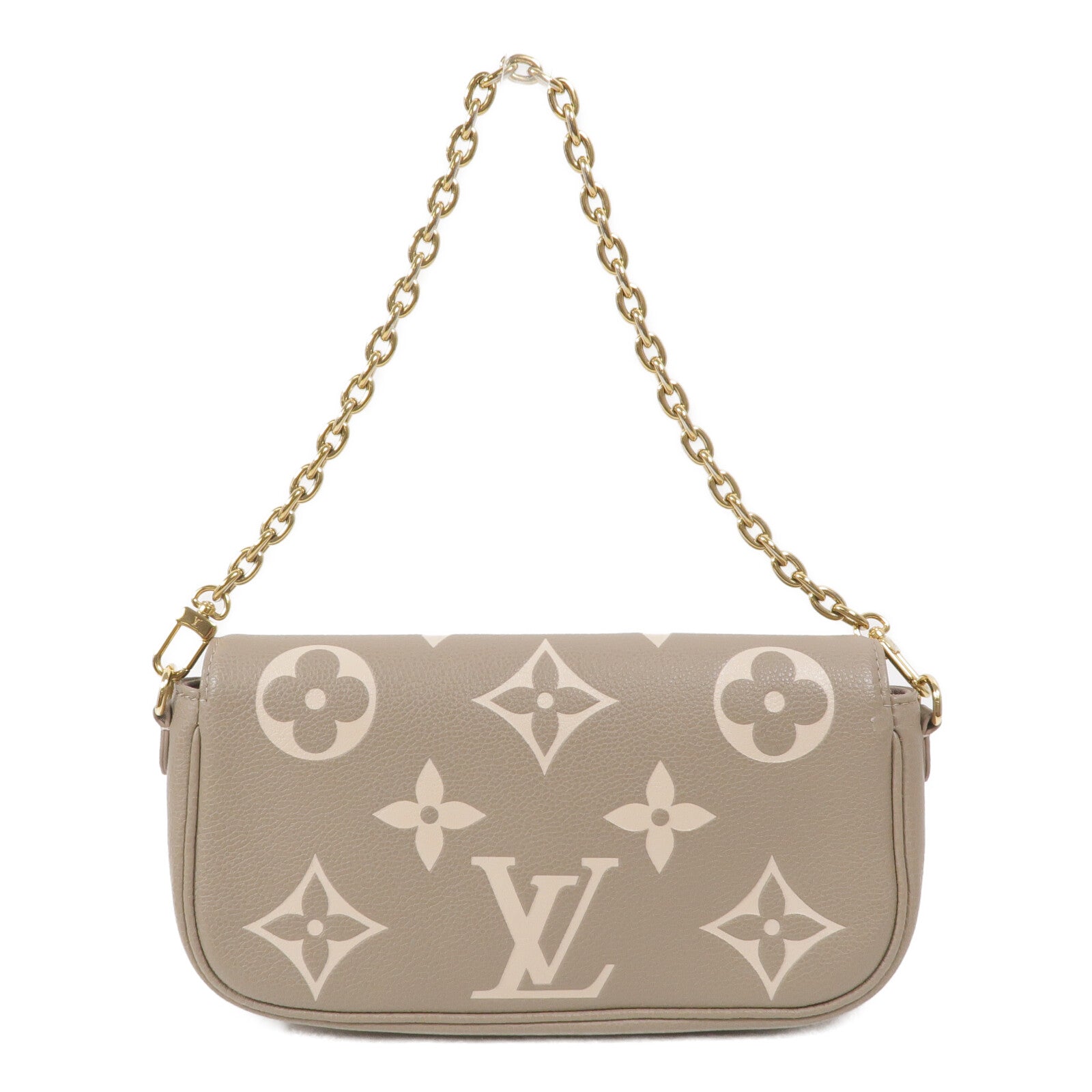 LOUIS VUITTON Monogram Empreinte Wallet On Chain Ivy手挽肩背兩用袋