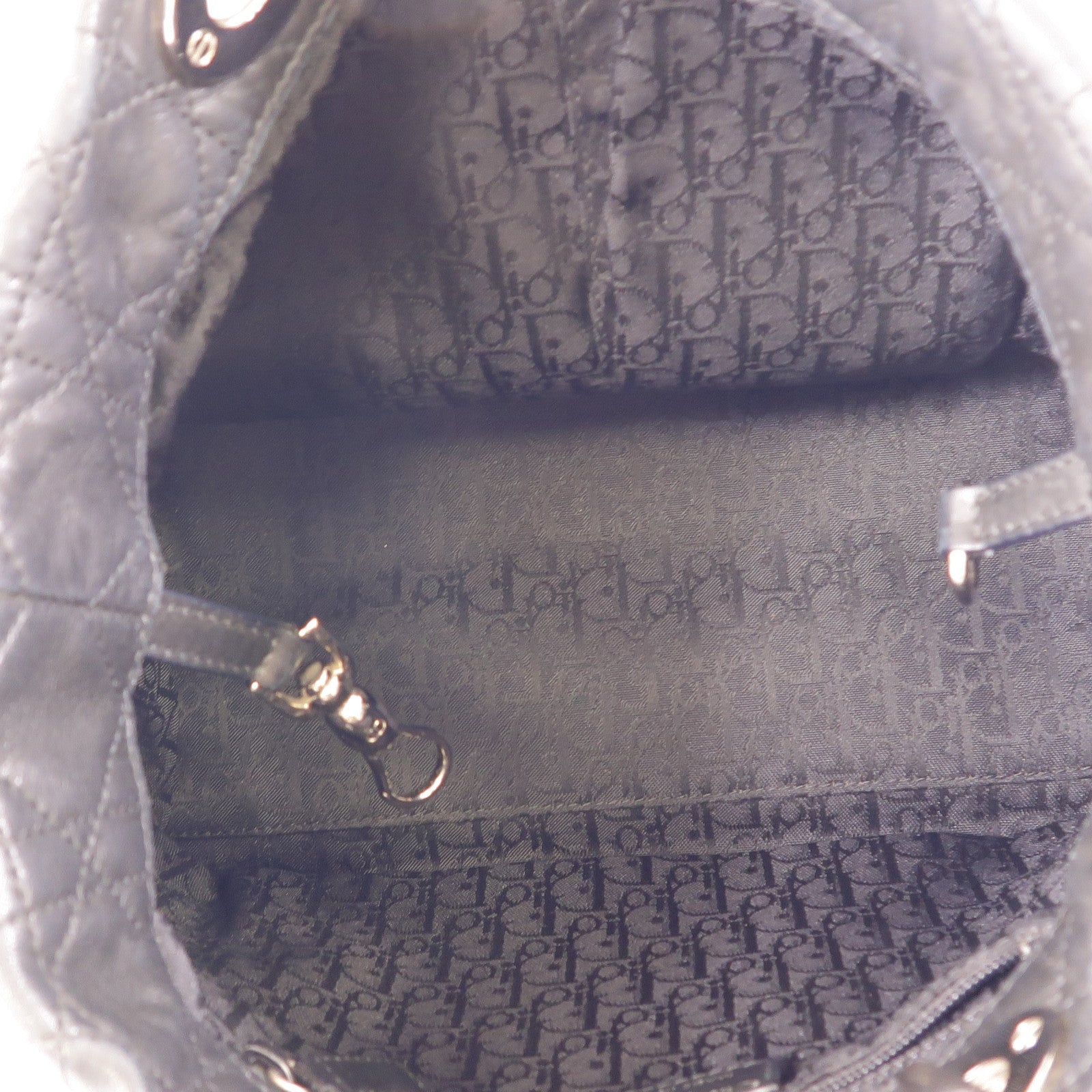 Dior 皮革Hand Bag銀扣手挽袋