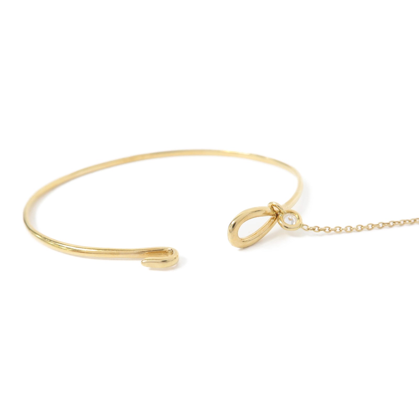 Dior 18K金Bracelet With Ring戒指手鐲US#5.5