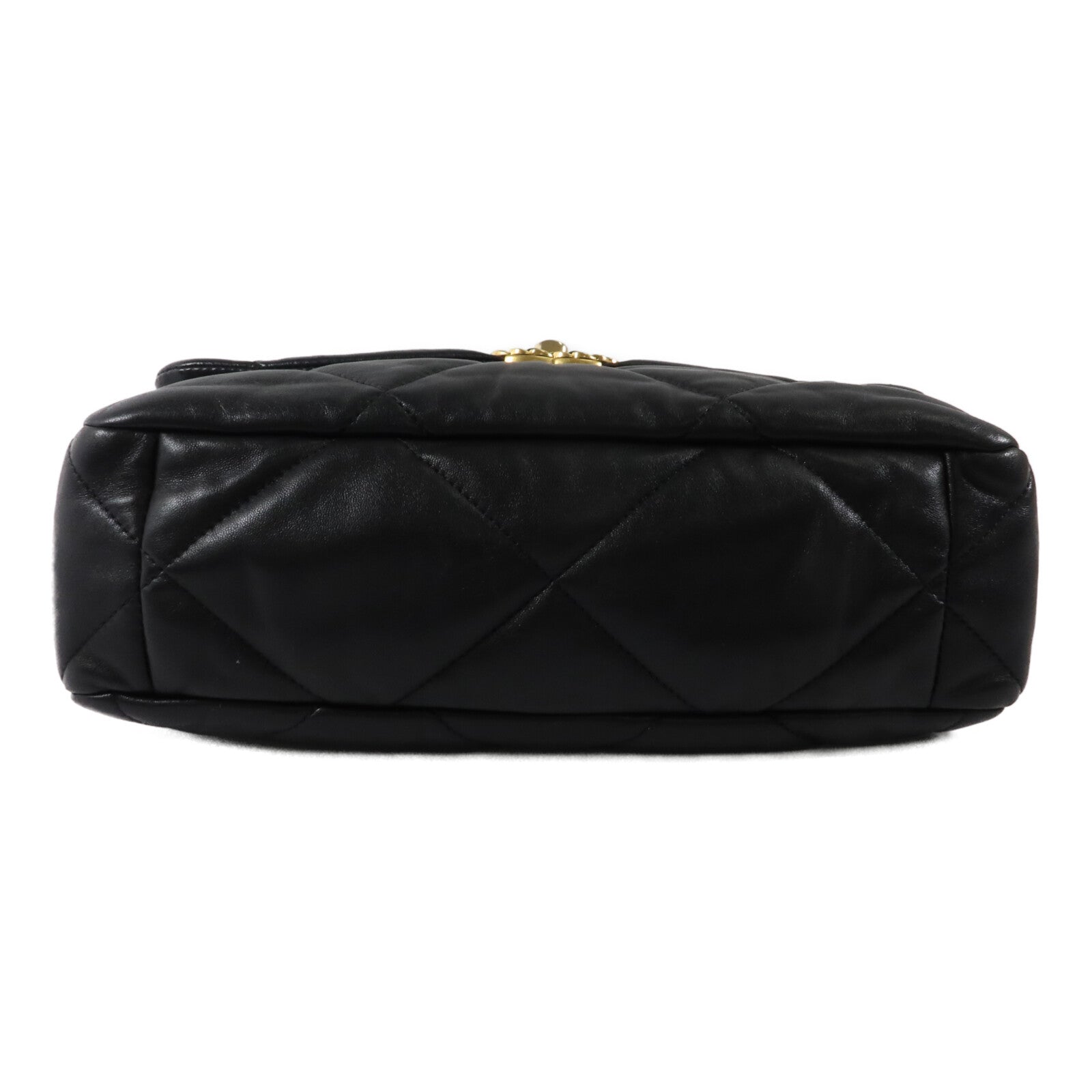 CHANEL 羊皮皮革Chanel 19 Large鏈帶手挽肩背兩用袋