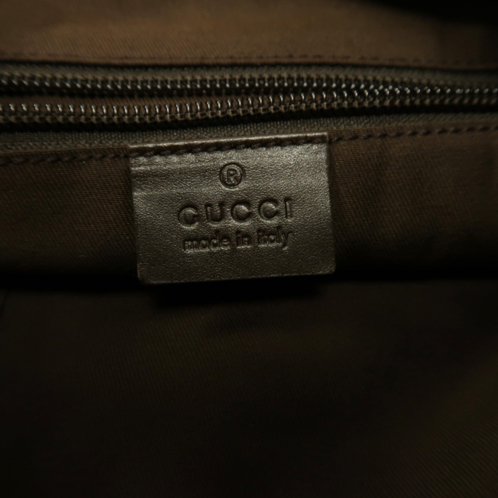 GUCCI 【激減優惠】帆布Shoulder Bag銀扣肩背袋啡色