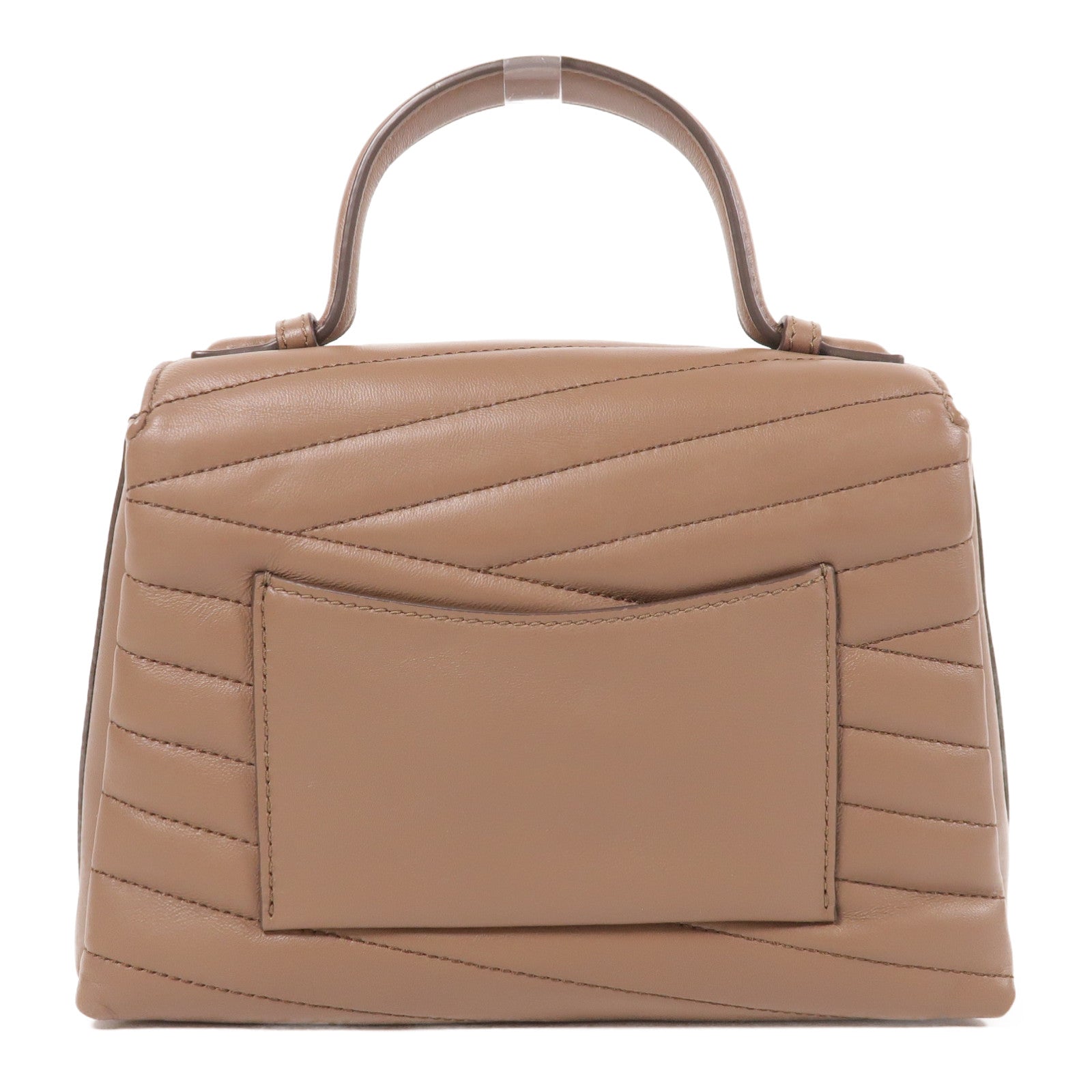 Tory Burch 羊皮皮革2 Way Shoulder金扣手挽肩背兩用袋