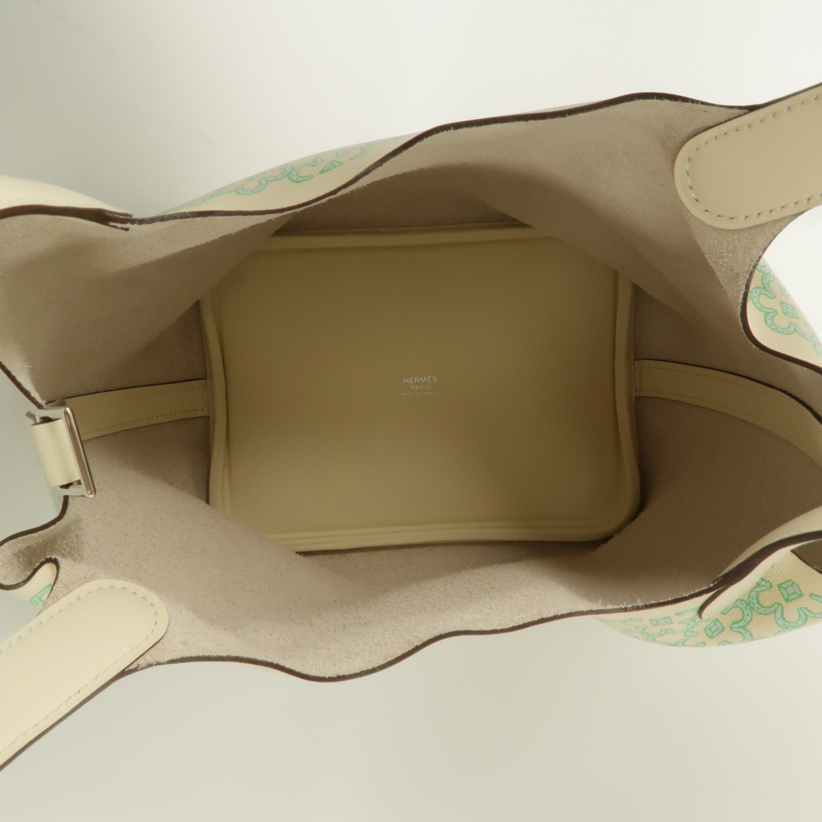 HERMES Swift皮革Picotin PM手挽袋Nata/Vert