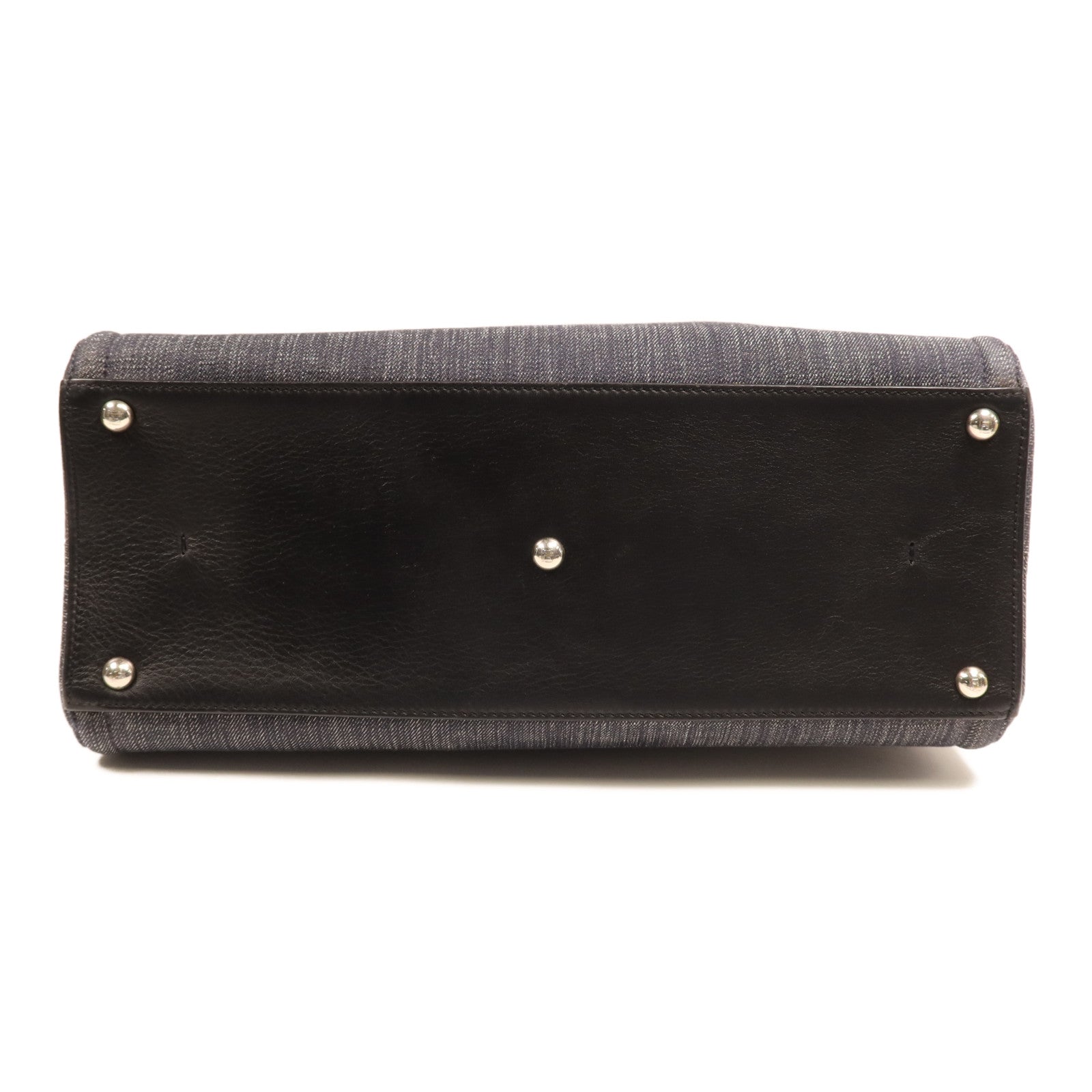 FENDI 帆布Tote Bag銀扣手挽袋