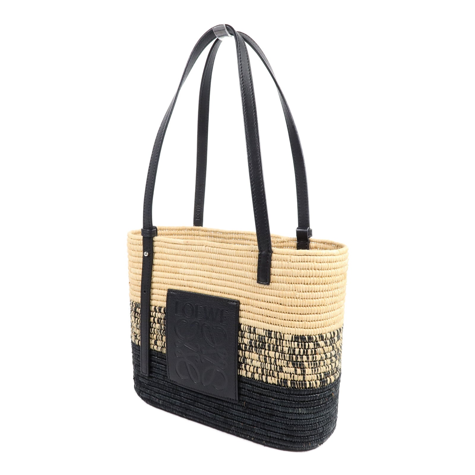 LOEWE 藤料Small Square Basket Bag手挽袋