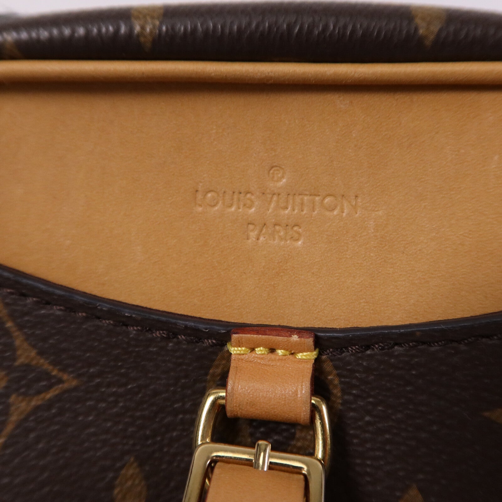 LOUIS VUITTON Monogram Deauville Mini金扣肩背袋