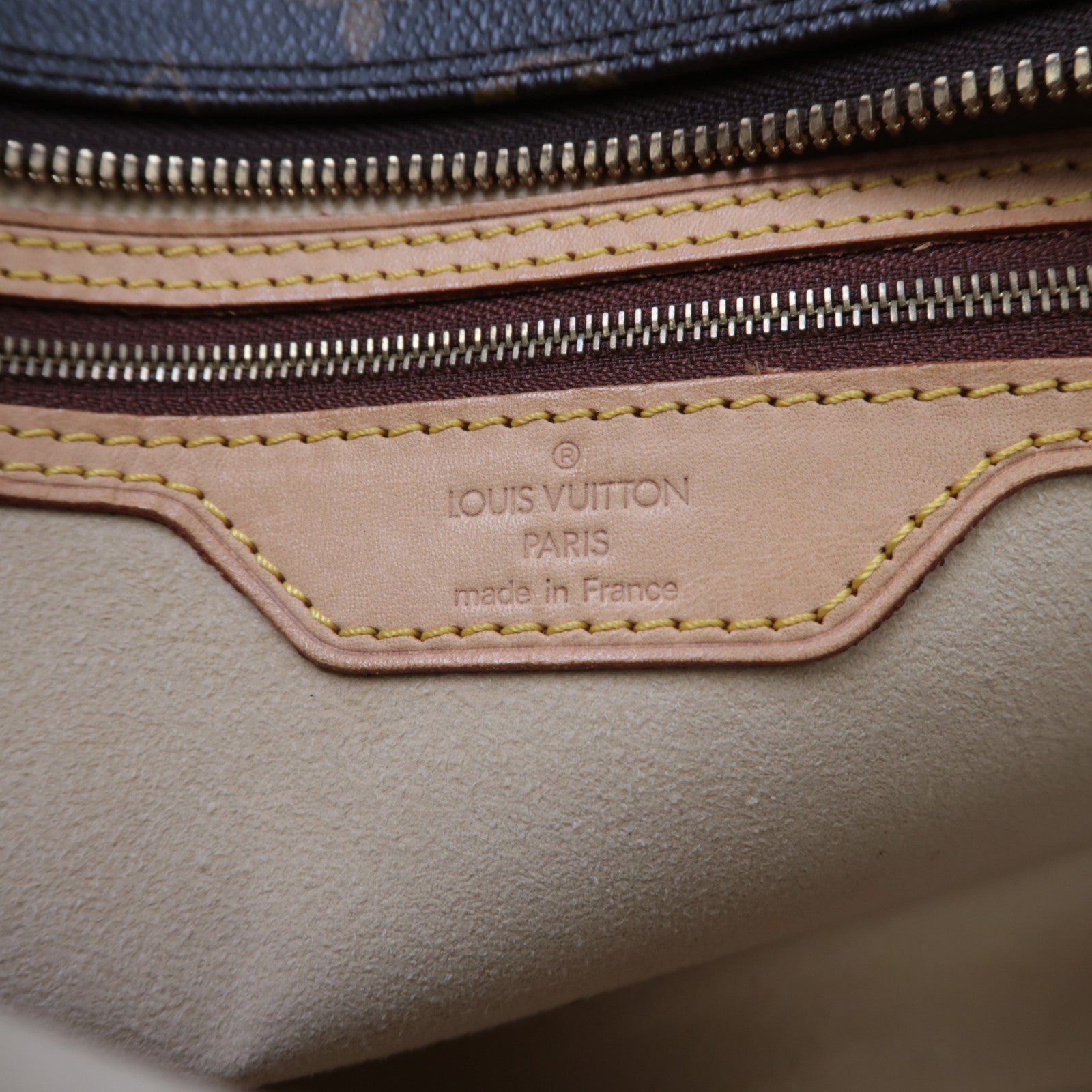 LOUIS VUITTON Monogram Cite GM金扣肩背袋啡色