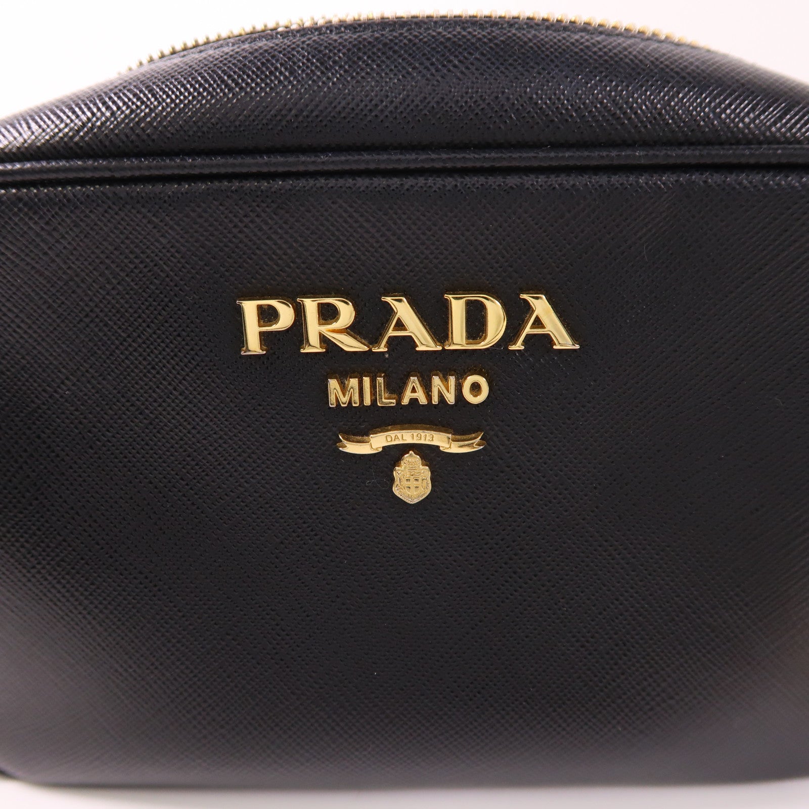 PRADA Saffiano皮革Shoulder Bag金扣肩背袋