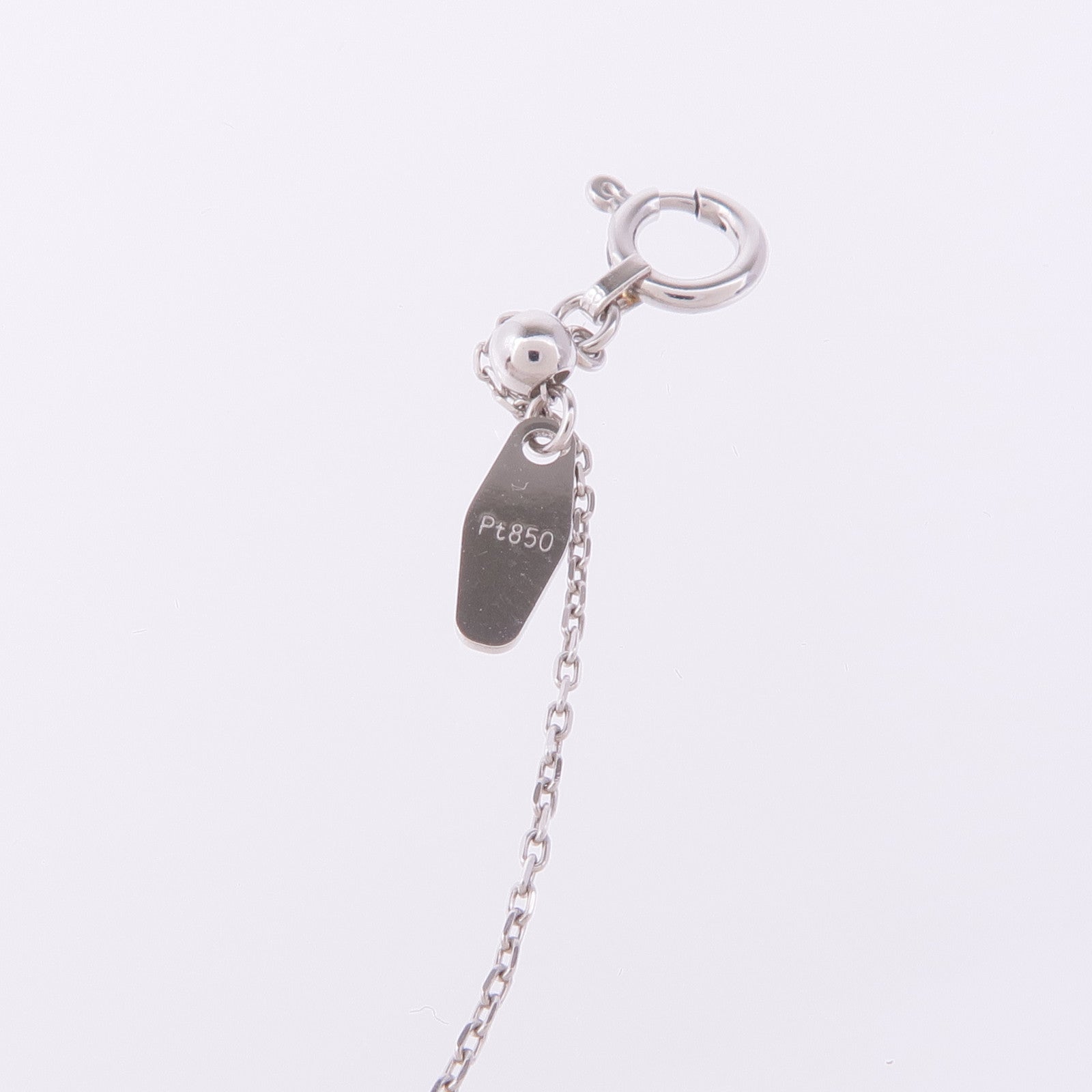 JEWELRY 【激減優惠】PT900/PT850鉑金Sapphire Diamond Necklace藍寶石/鑽石項鍊