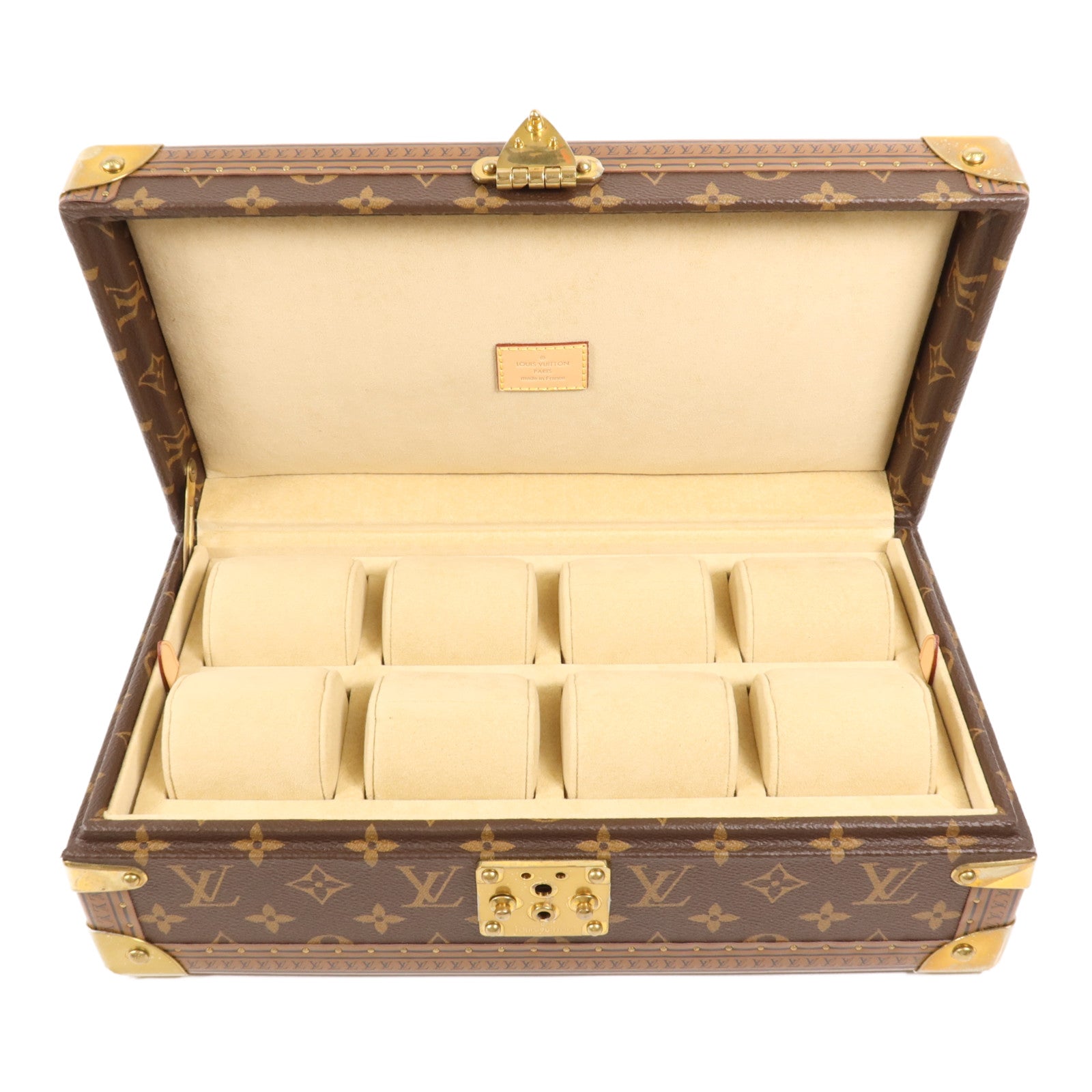LOUIS VUITTON Monogram Coffret 8 Montres金扣箱子